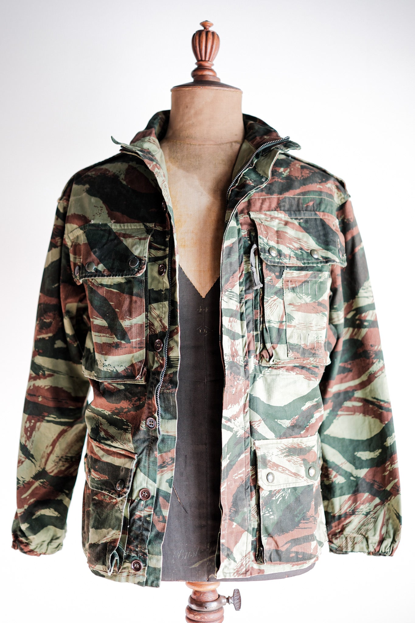 【~60's】French Army TAP47/56 Lizard Camo Paratrooper Jacket