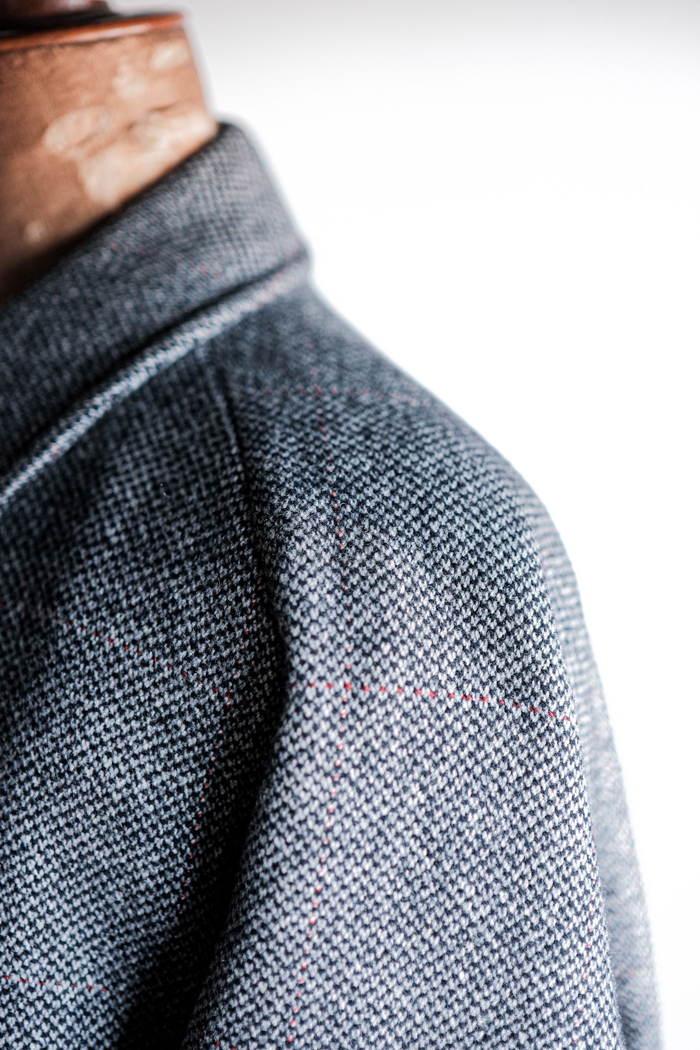 【~70's】Vintage Aquascutum Single Raglan Balmacaan Coat "SCOTTISH TWEED"