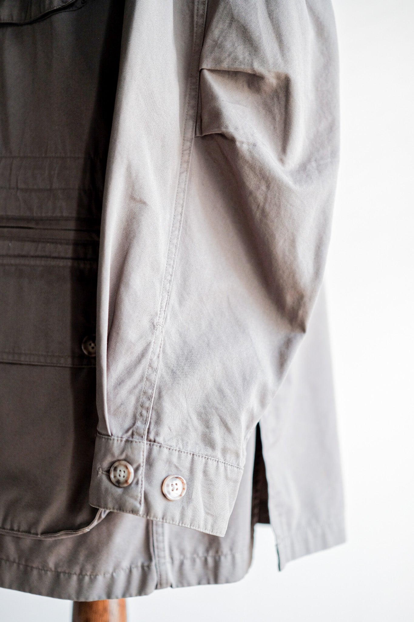 【~90's】Willis&Geiger Bush Poplin Safari Jacket Size.L-TALL