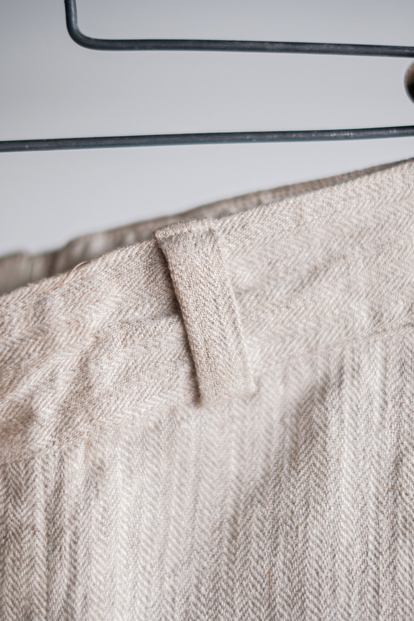 【~40’s】German Vintage HBT Linen Trousers