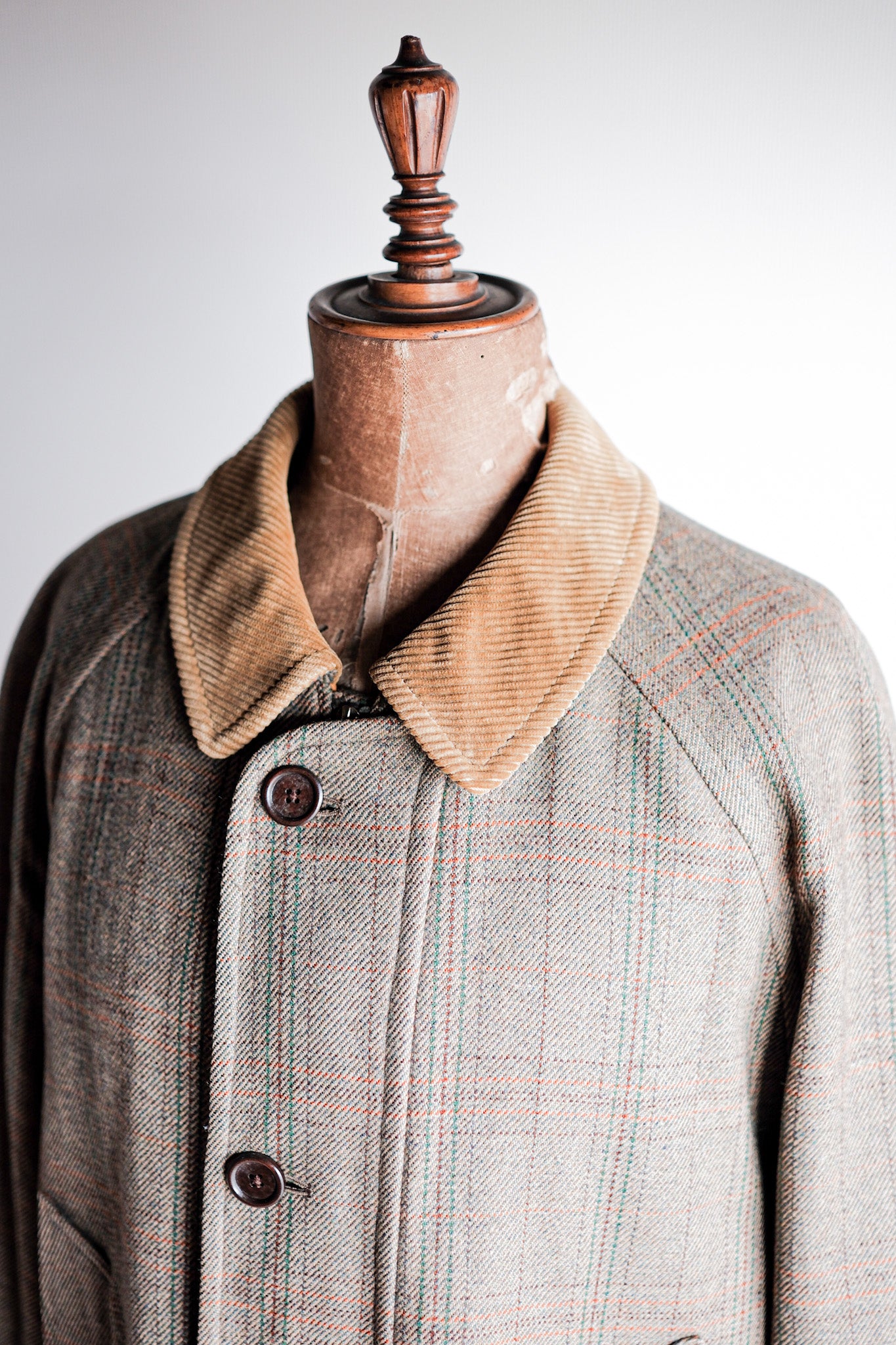 【~90's】Old INVERTERE Corduroy Collar Wool Jacket