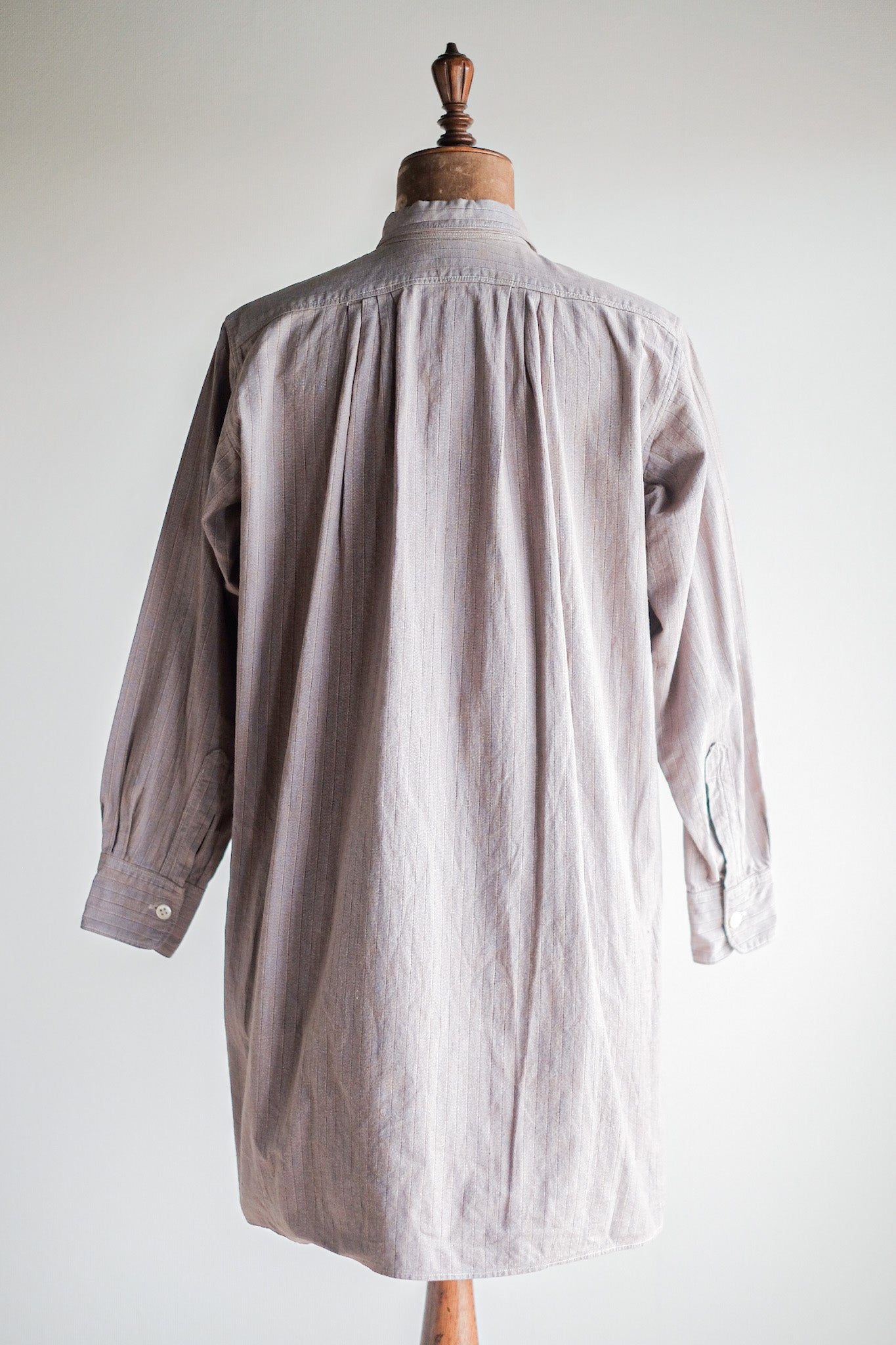 【~40's】French Vintage Grandpa Shirt "Dead stock"