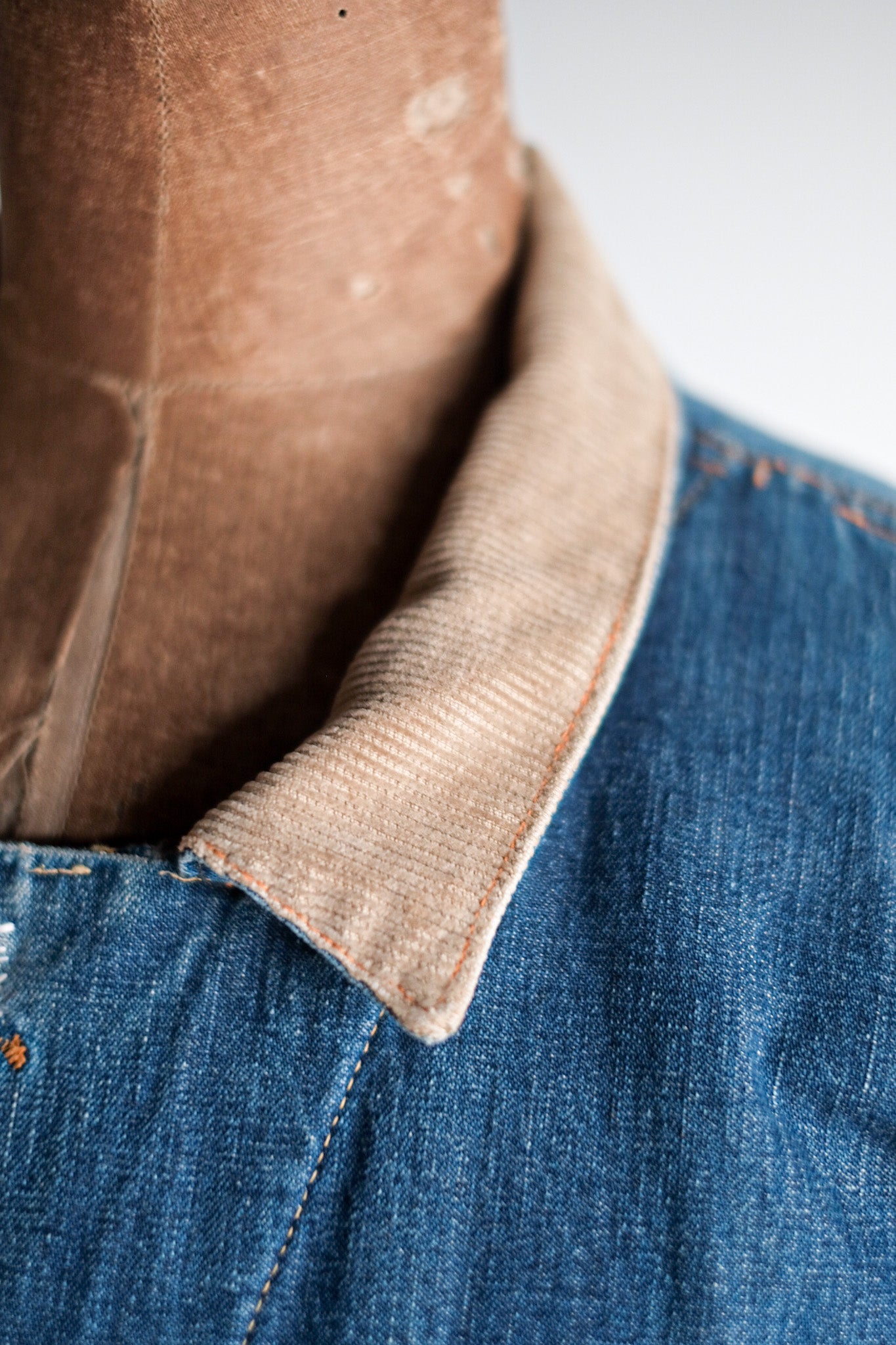 【~40's】American Vintage Denim Coverall With Blanket "BIG SMITH"