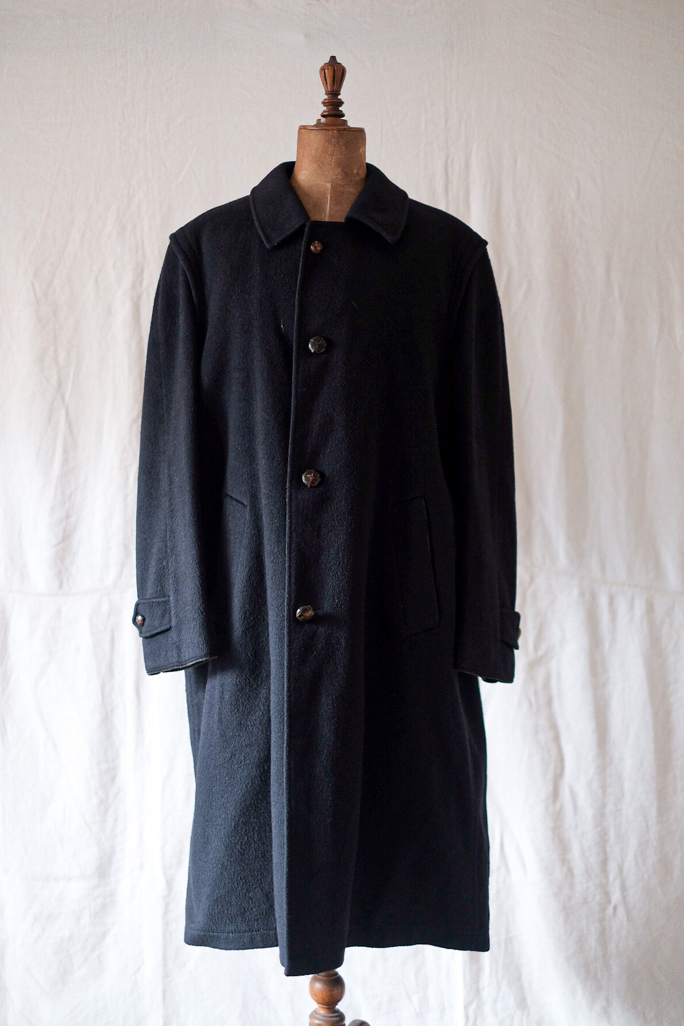 Burberry prorsum vintage 1980s loden wool store maxi coat