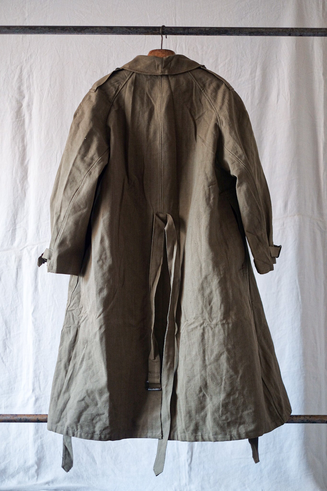 【~50's】French Army M35 Motorcycle Coat Size.1 "Dead Stock"