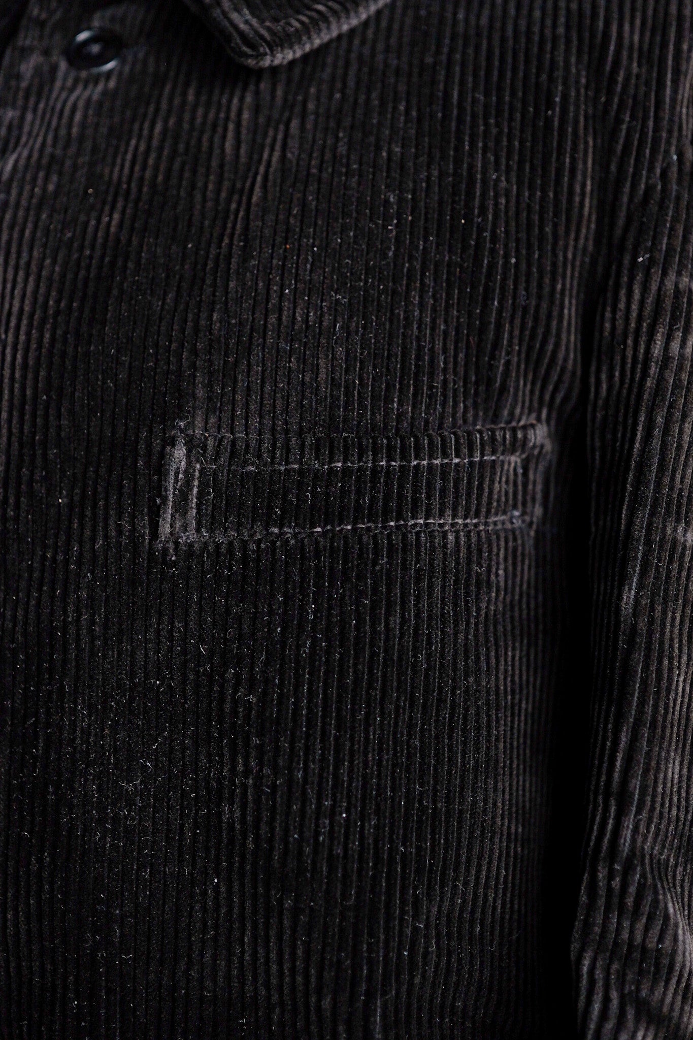 【~40's】French Vintage Black Corduroy Work Jacket
