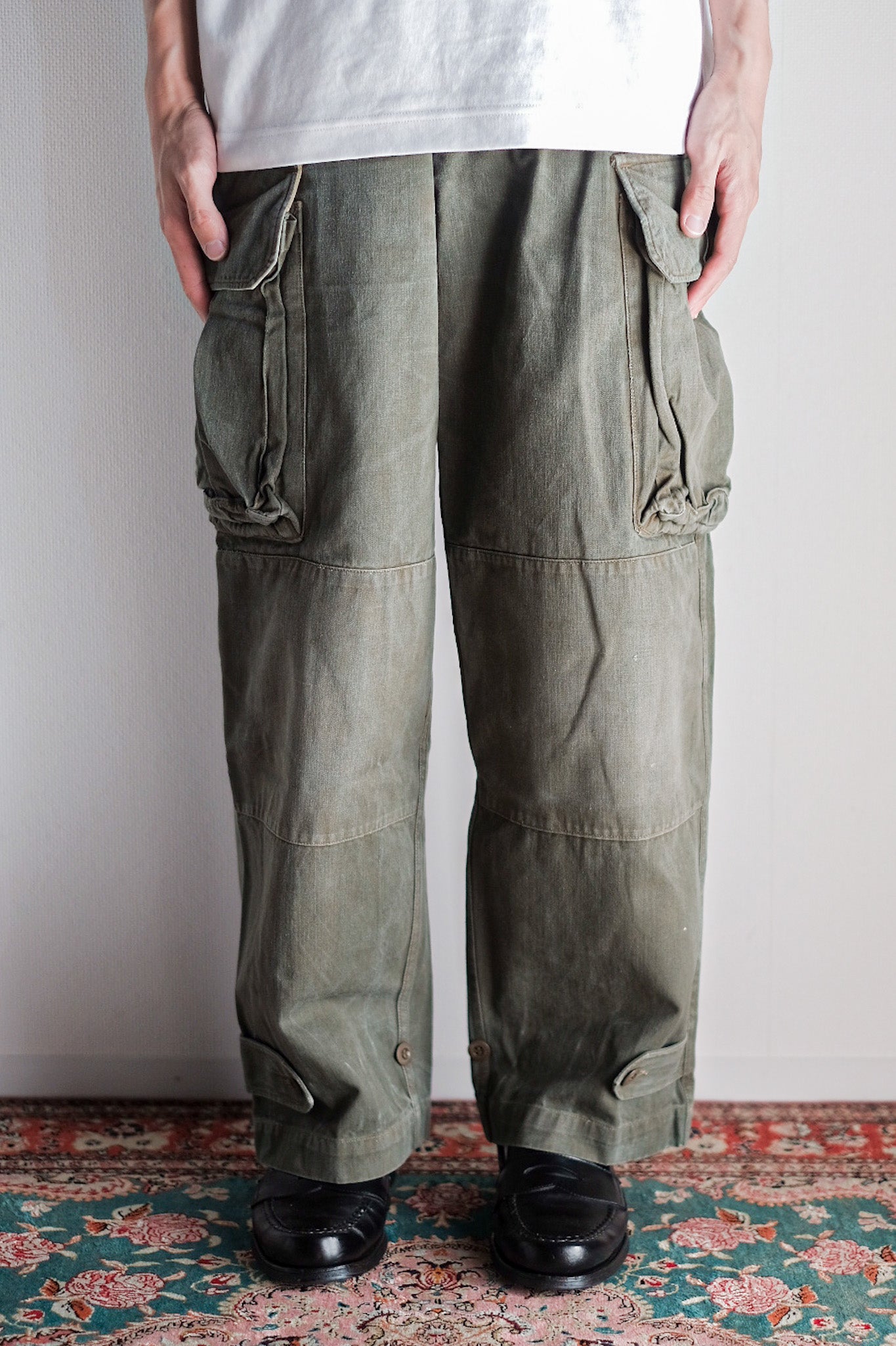【~60's】French Army M47 Field Trousers Size.21