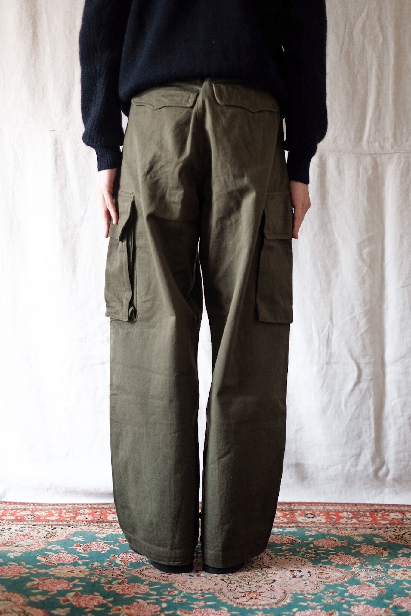 【~60's】French Army M47 Field Trousers Size.21