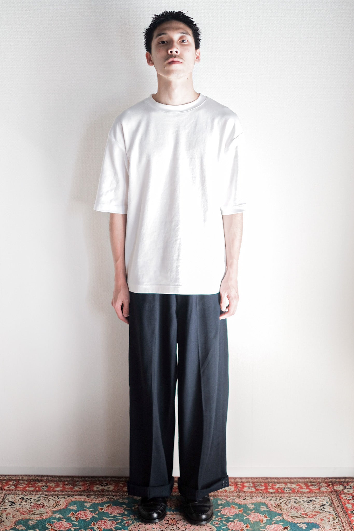 【~40's】German Vintage Rayon Wool Trousers