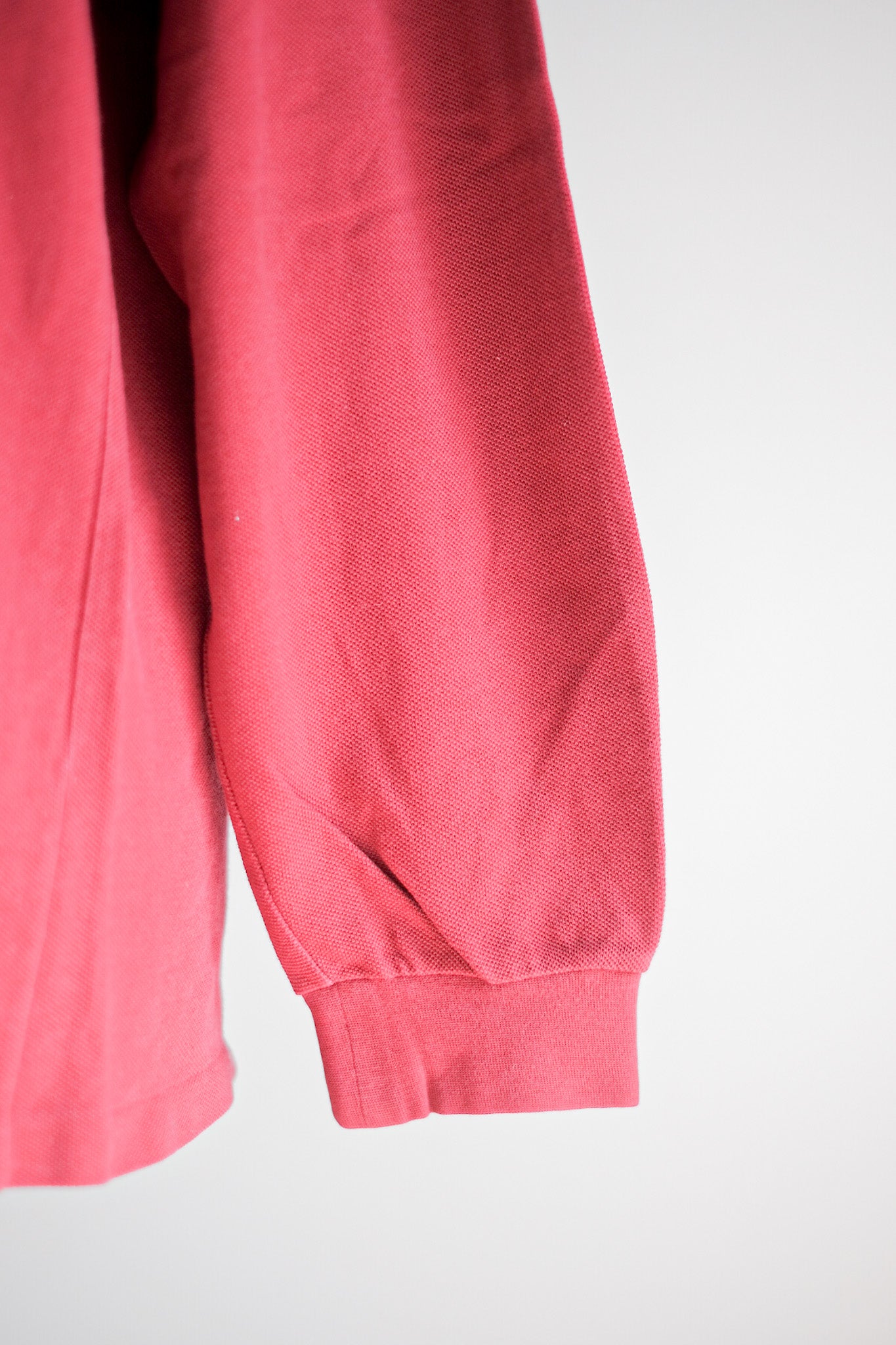 【~80's】CHEMISE LACOSTE L/S Polo Shirt Size.6 "Burgundy"