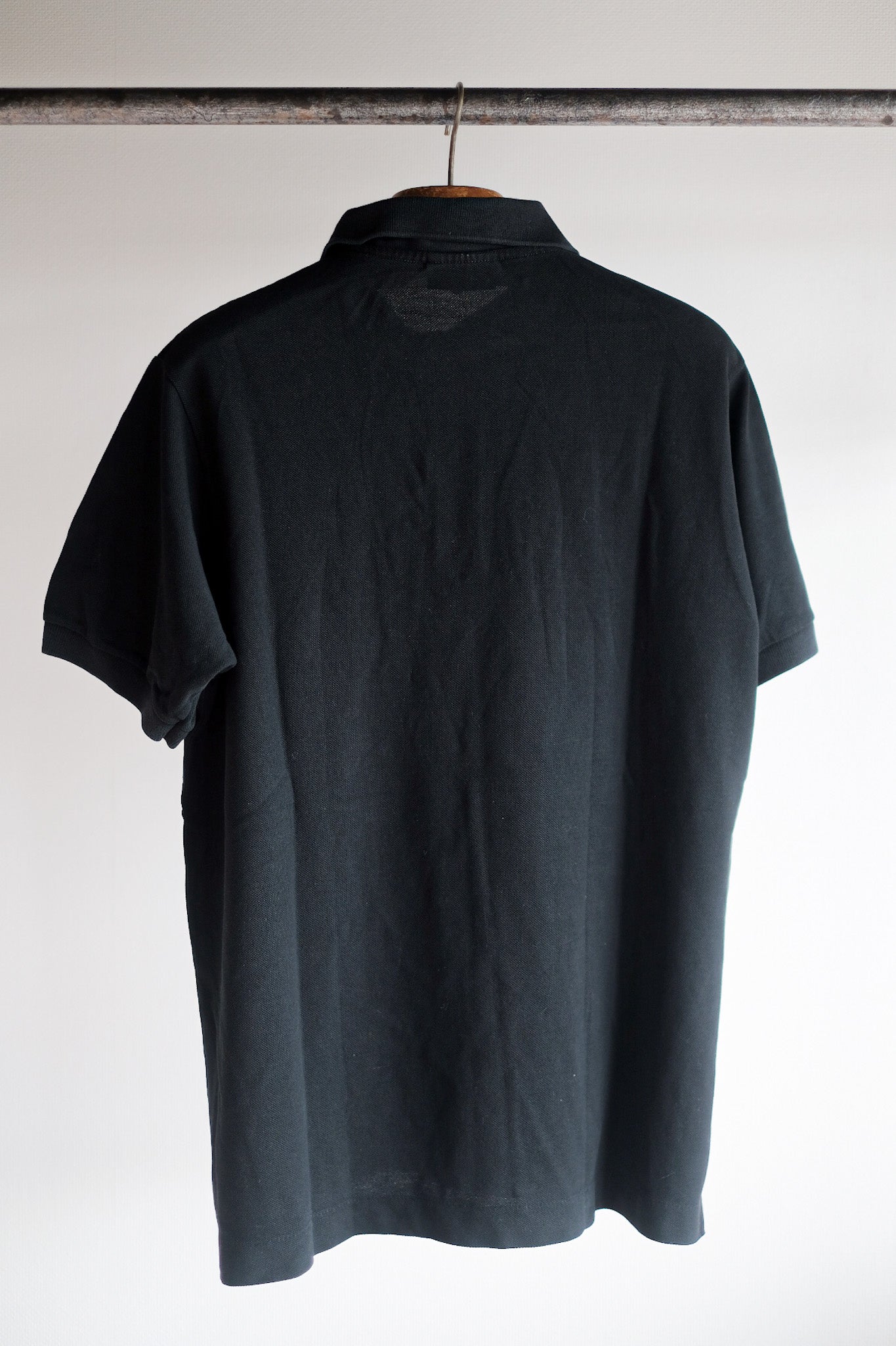 【~80's】CHEMISE LACOSTE S/S Polo Shirt Size.5 "Black"