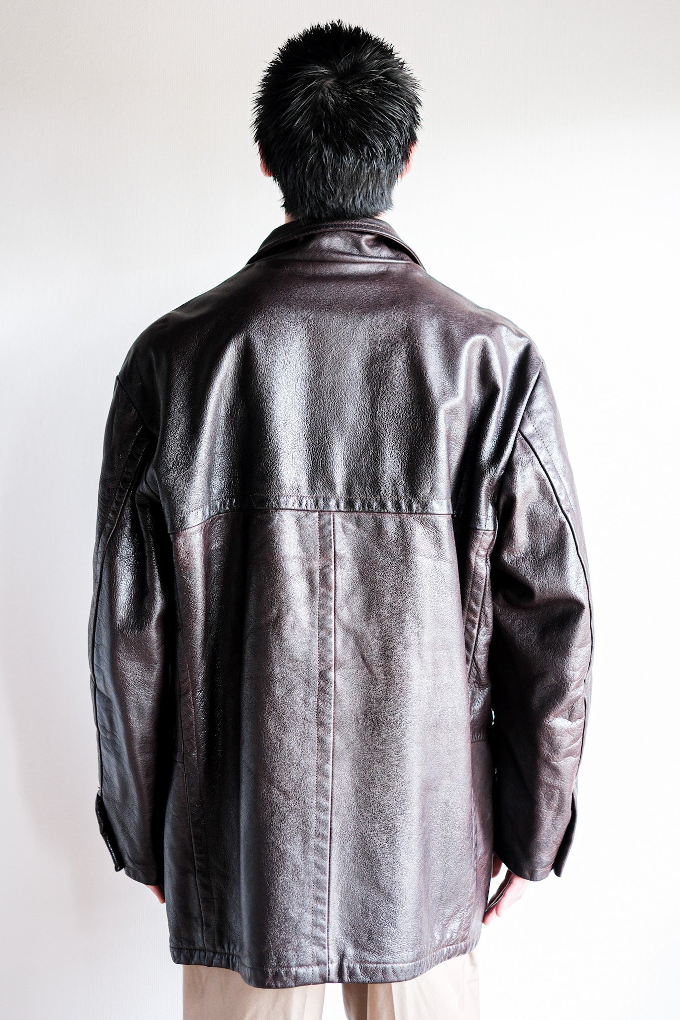 【~80’s】Old C.P.Company Leather Jacket Size.48