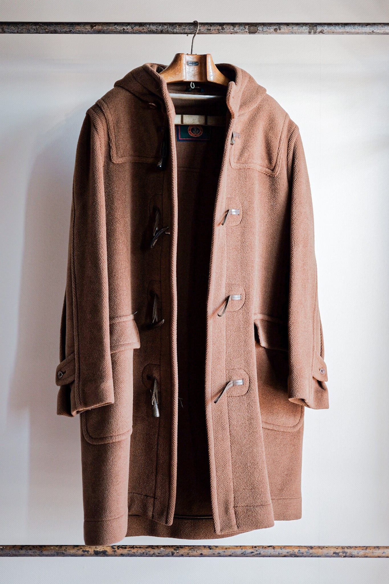【~90's】Old INVERTERE Wool Duffle Coat "Moorbrook"