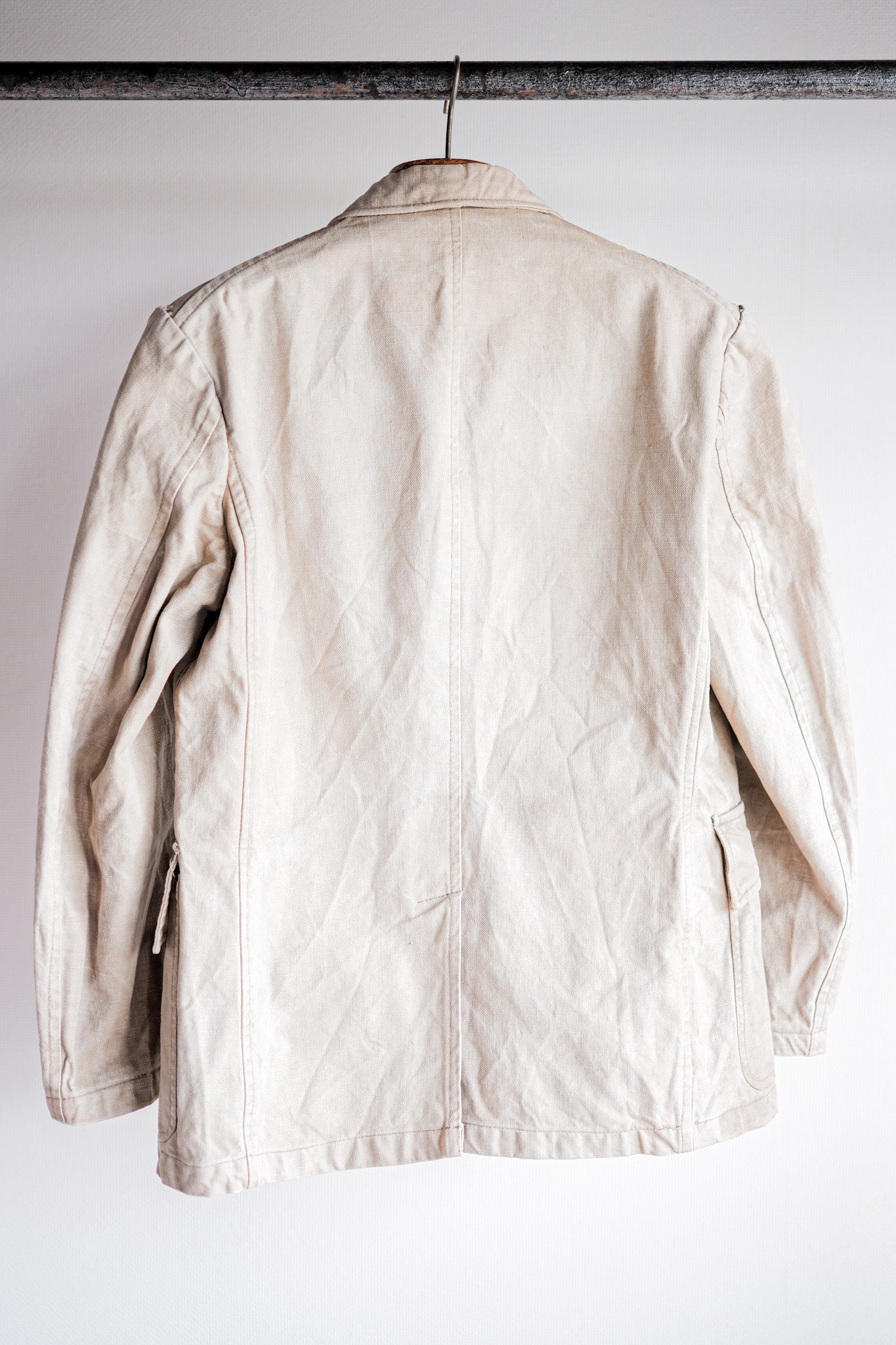 【~40's】French Vintage Double Breasted Work Jacket