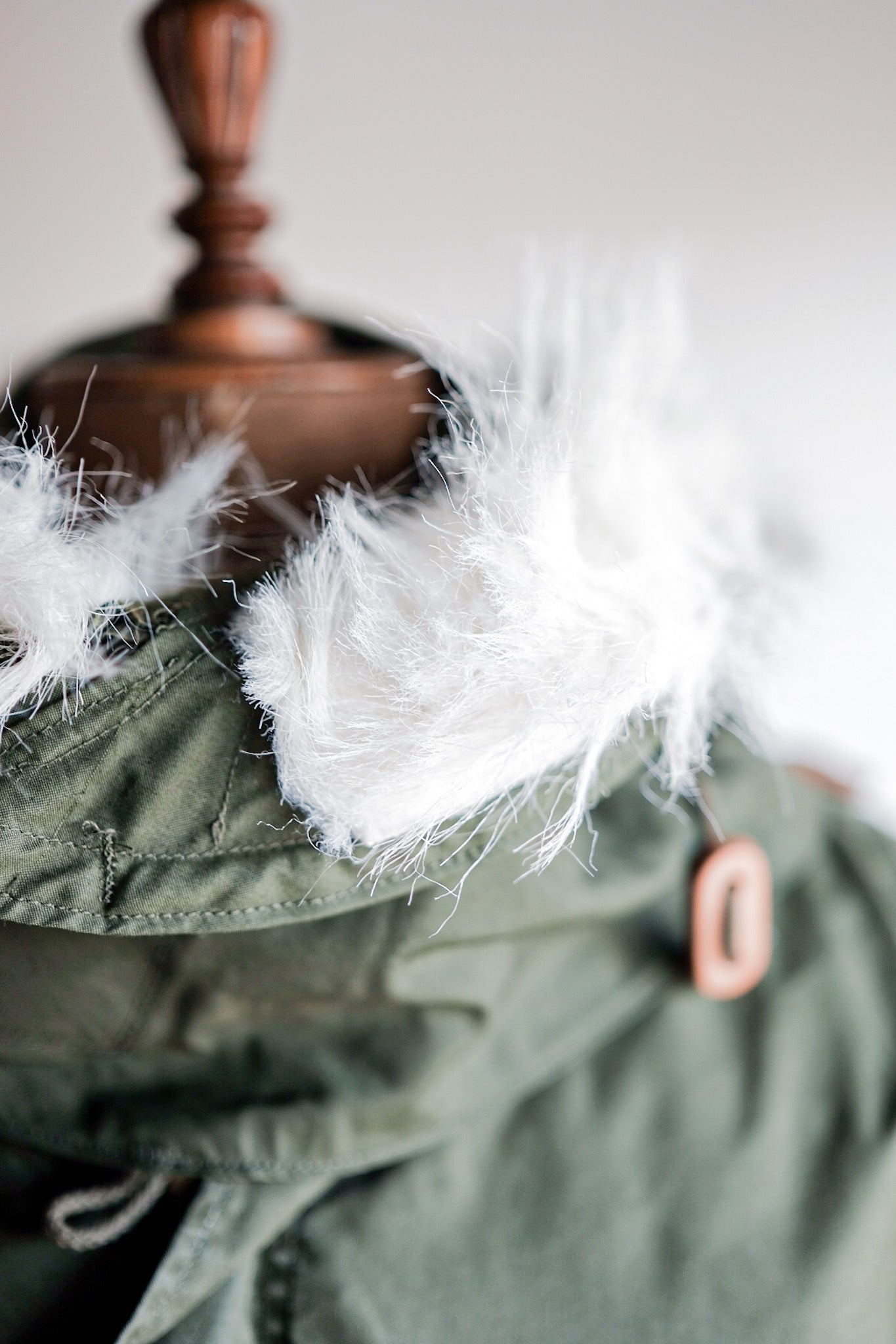 【~80's】U.S.ARMY M-65 Fishtail Parka Size.MEDIUM "Full Set"