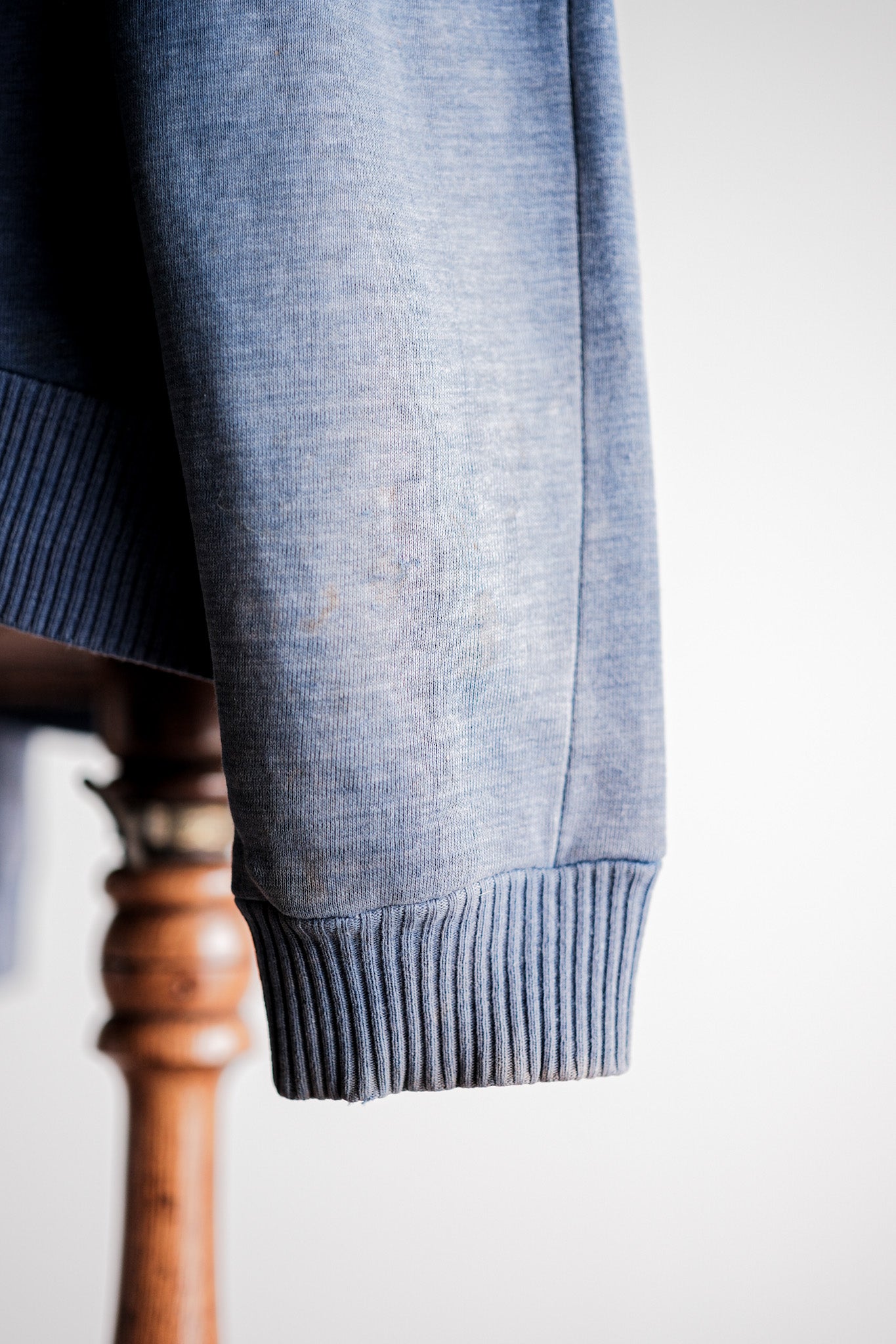 【~60's】French Vintage Full Zip Cotton Sweatshirt