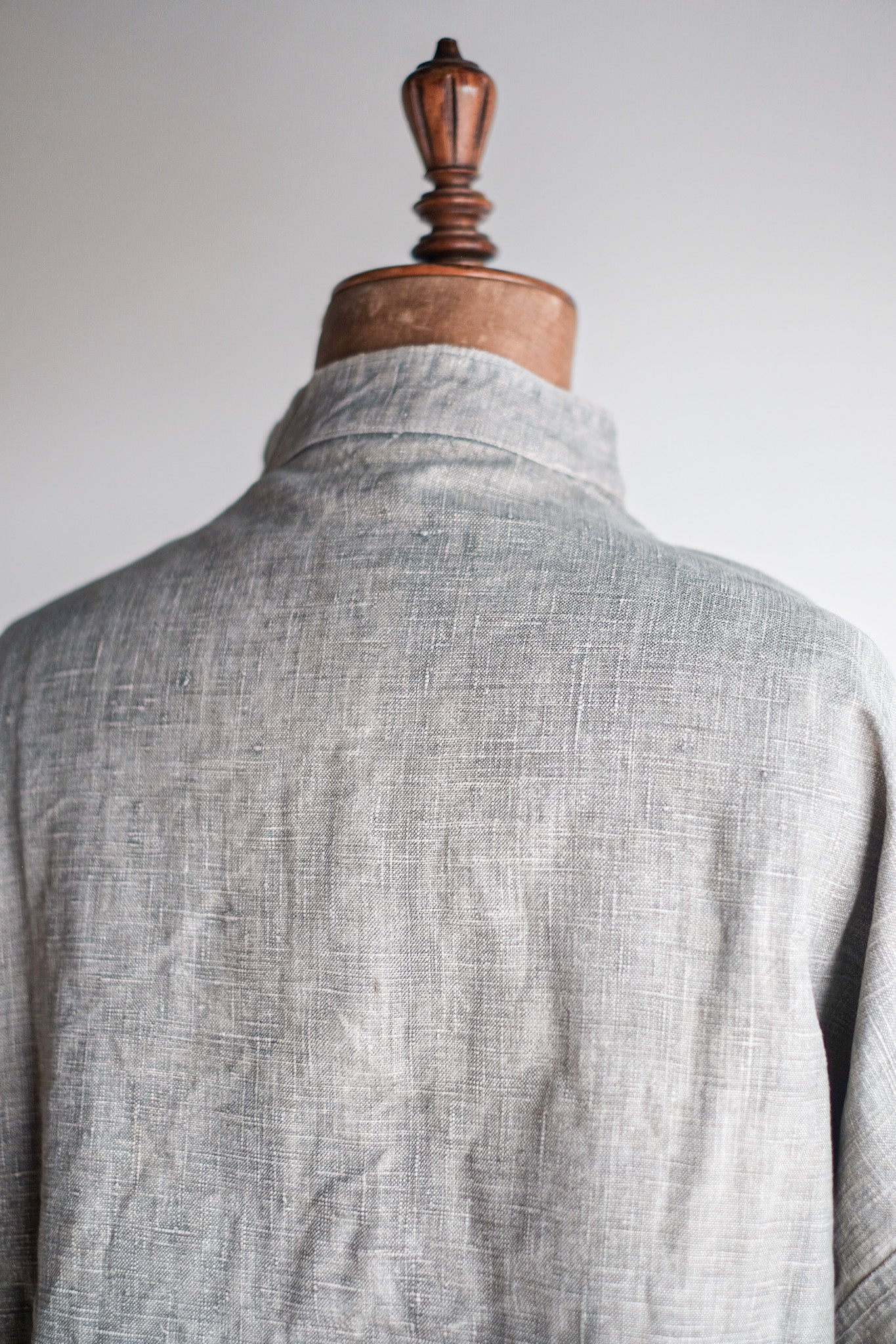 【~10's】WW1 German Navy Bourgeron Linen Smock “Feldgrau Green Grey”