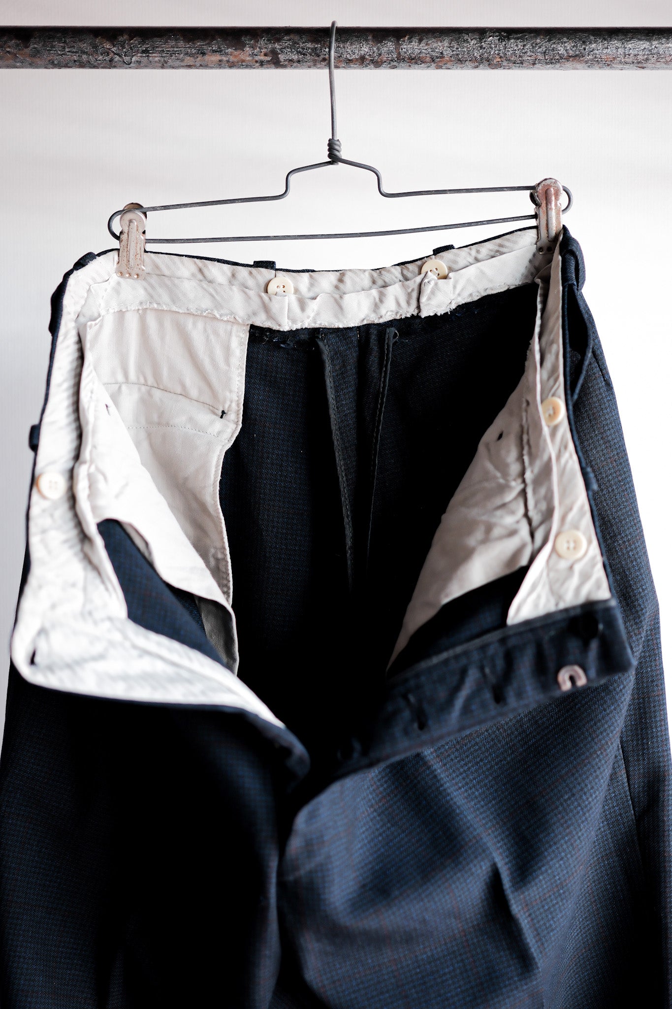 【~40's】French Vintage Double Breasted Suits Set Up "Belle Jardiniere"
