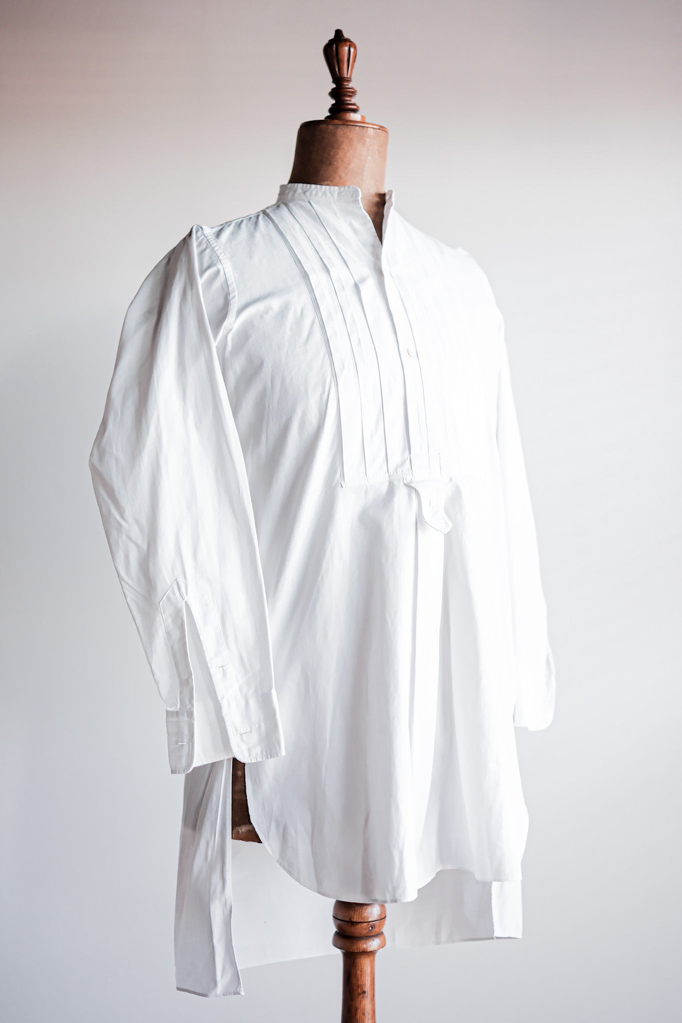 【~30's】French Vintage Cotton Dress Shirt "Belle Jardiniere"
