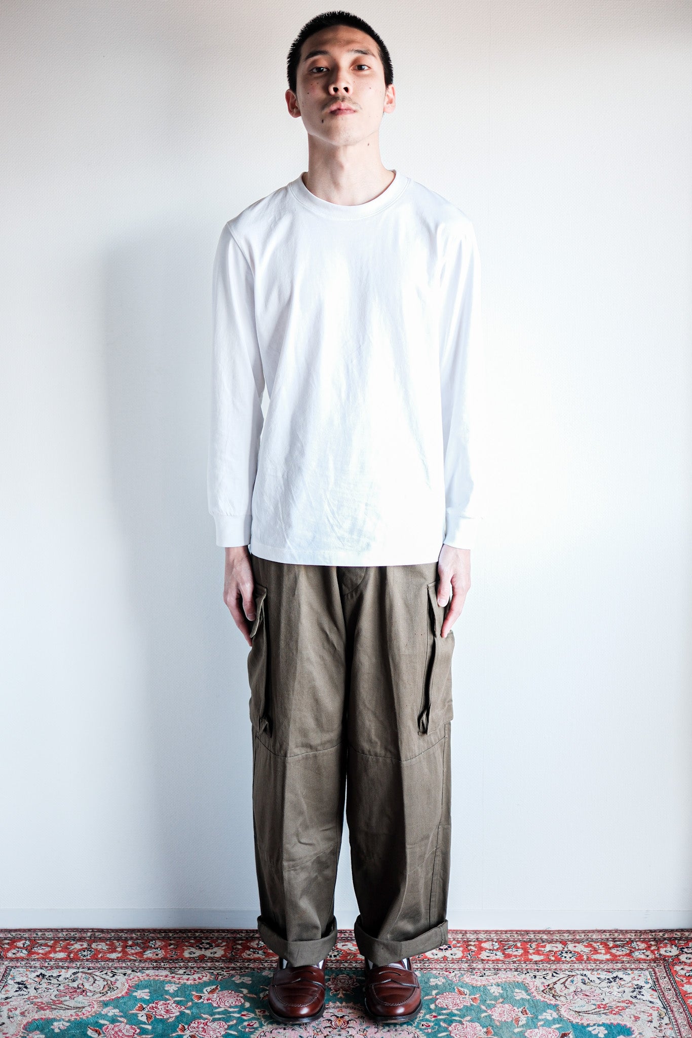 【~60's】French Army M47 Field Trousers Size.25 "Dead Stock"