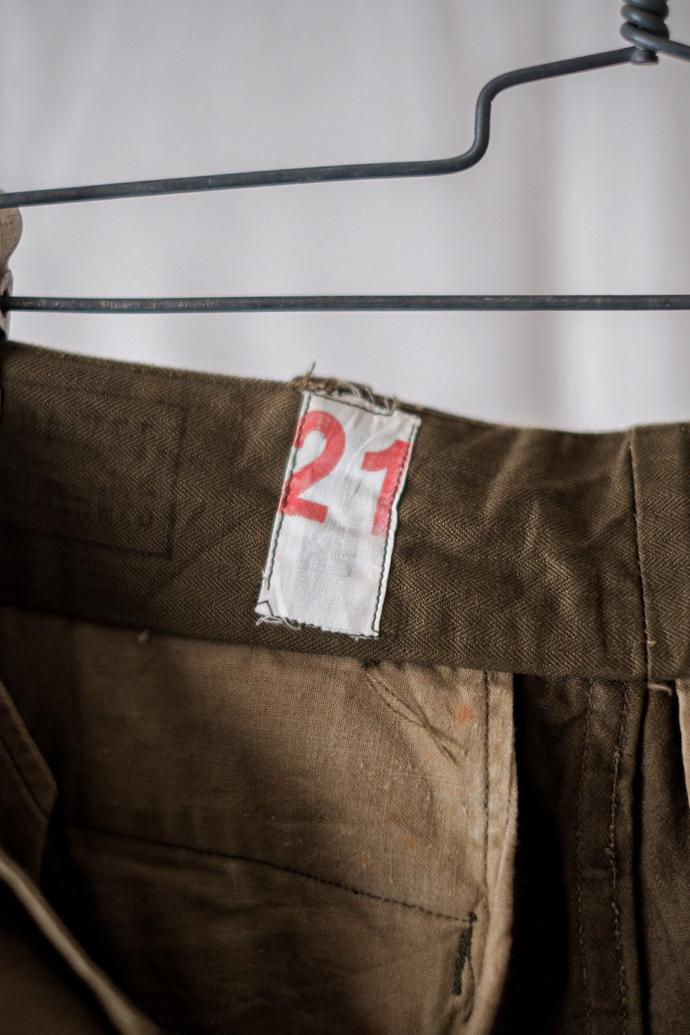 【~60's】French Army M47 Field Trousers Size.21 "Dead Stock"