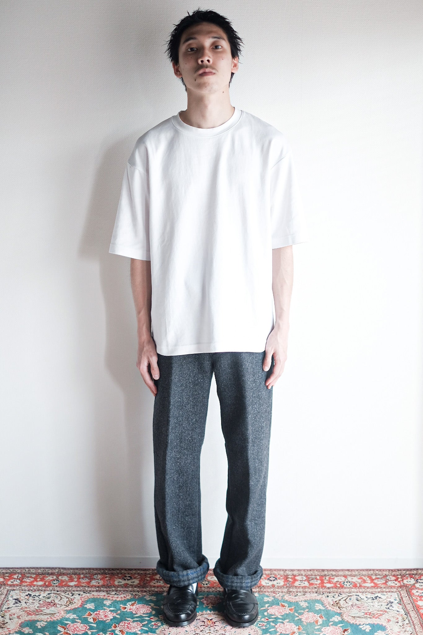 【~50's】French Vintage HBT Wool Work Pants "Pascal Fabric" "Dead Stock"