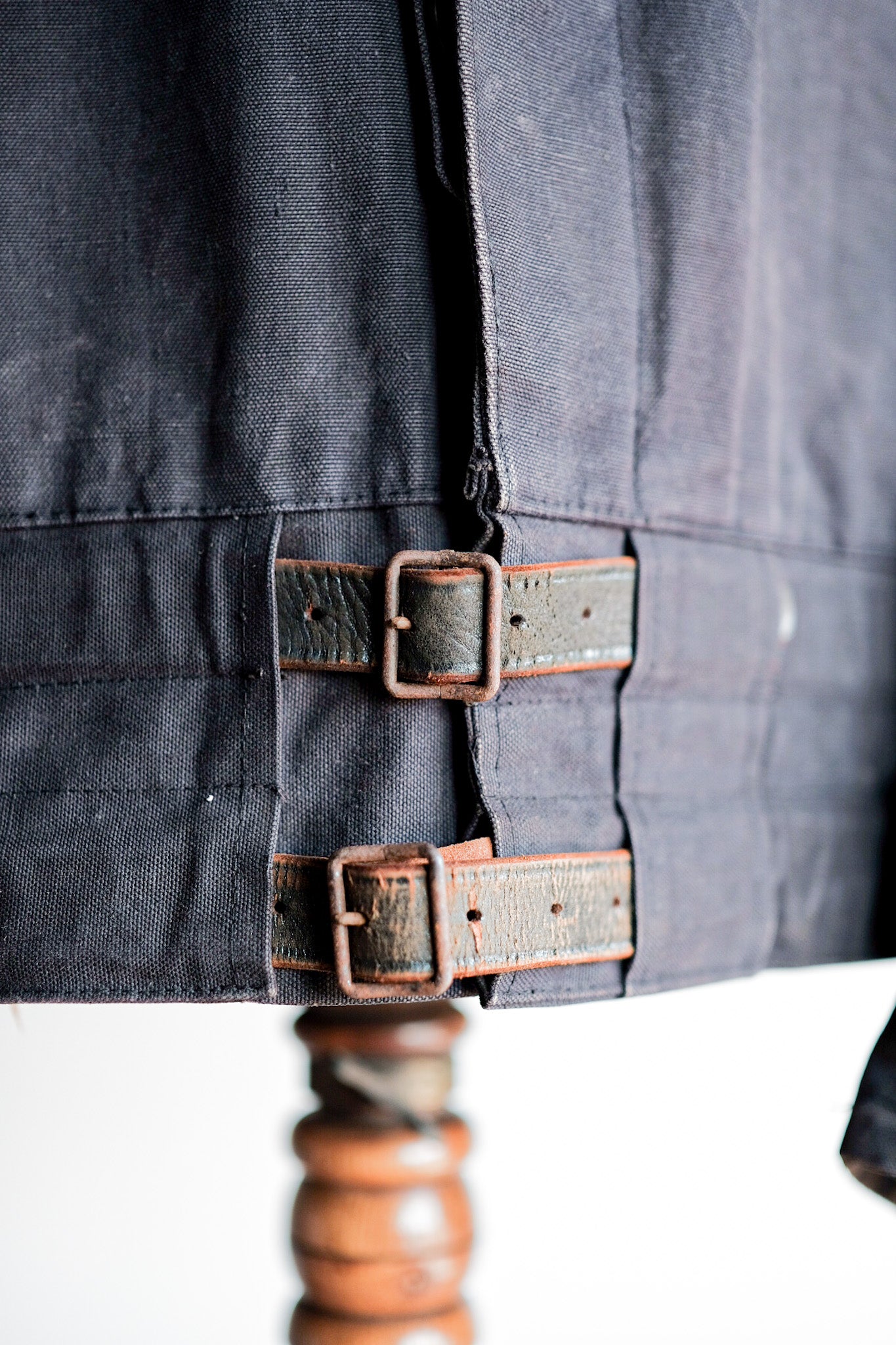 【~50’s】Swedish Army Motorcycle Jacket “Black Color”