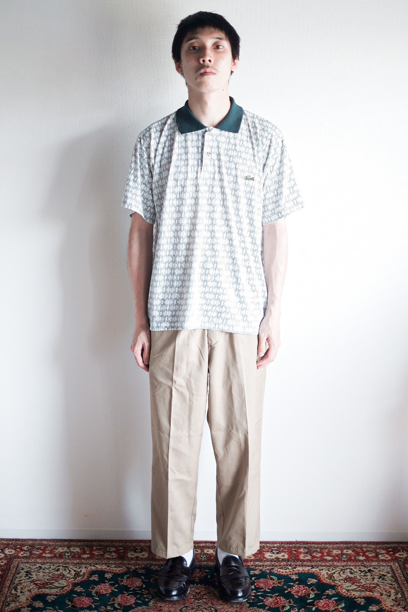 【~80's】CHEMISE LACOSTE S/S Polo Shirt Size.5 "Multi Color"