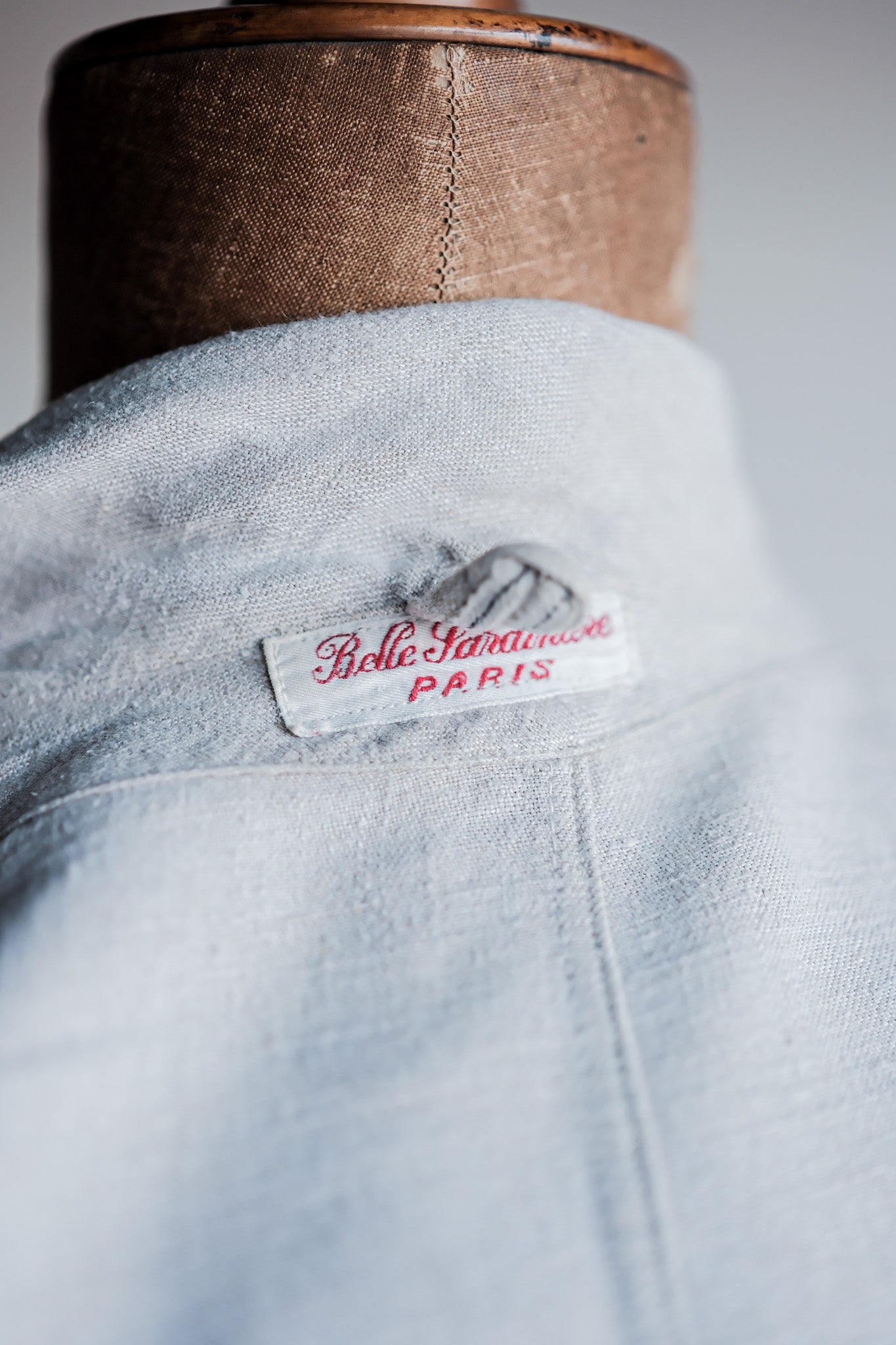【~20's】French Vintage Linen Jacket "Belle Jardiniere"