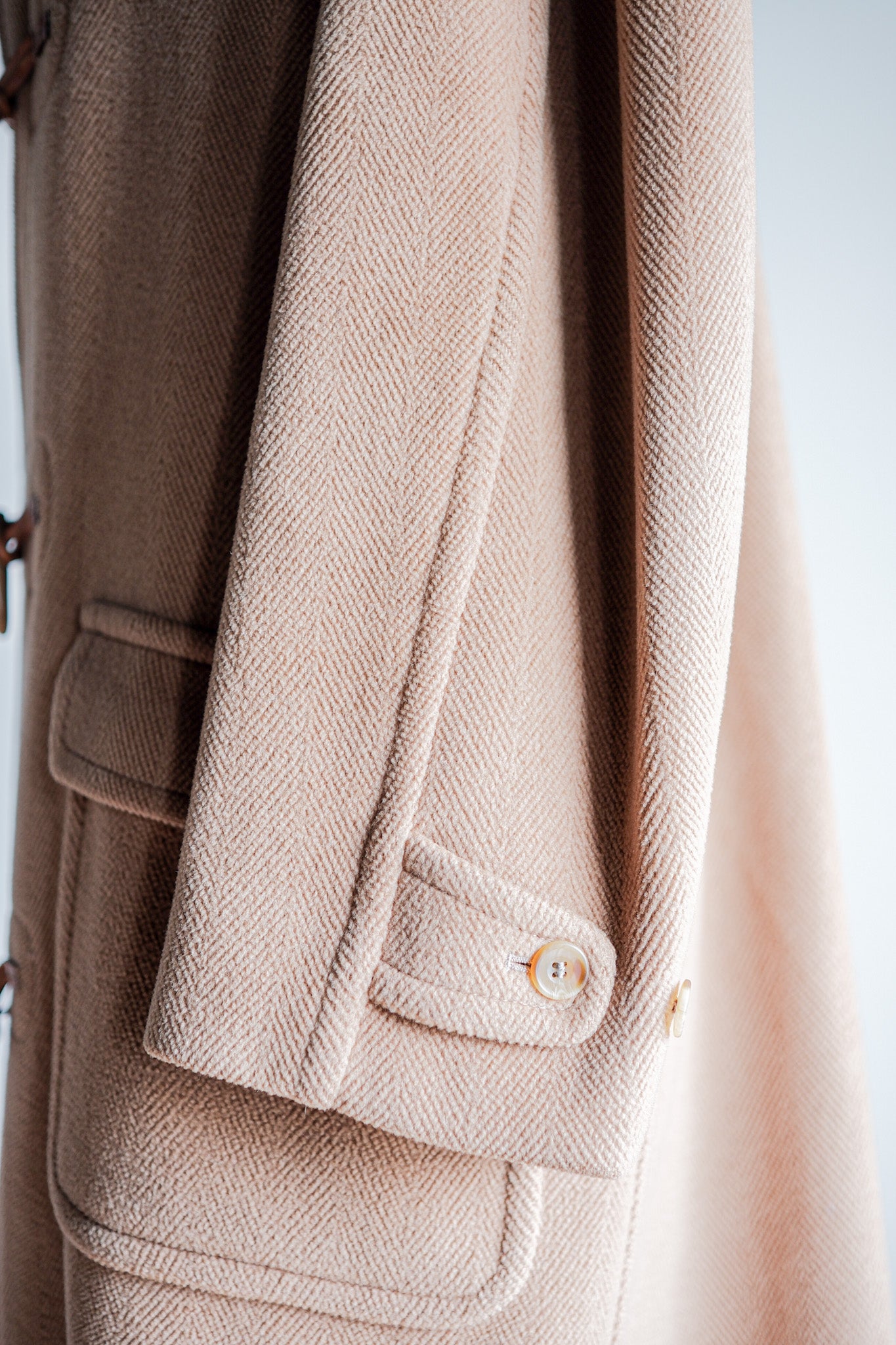 【~90's】Old INVERTERE Wool Duffle Coat "Moorbrook"