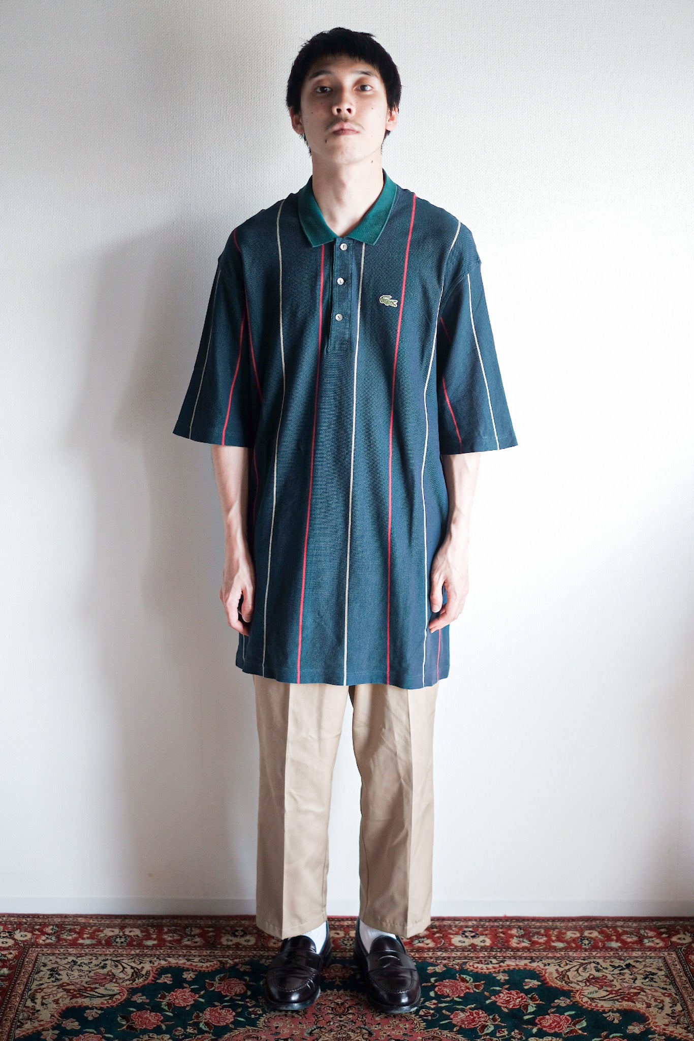 【~80's】CHEMISE LACOSTE S/S Polo Shirt Size.8 "Multi Color"