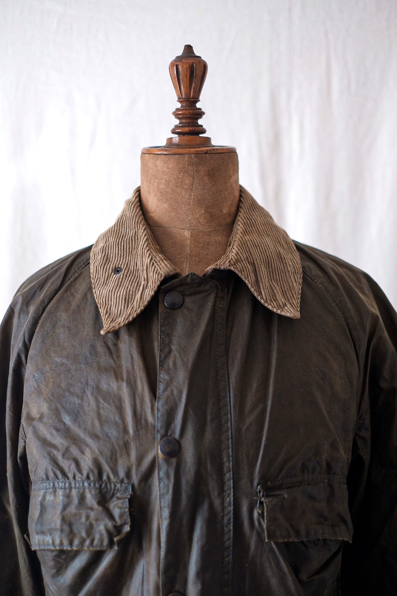【~80's】Vintage Barbour "BEDALE" 2 Crest Size.38
