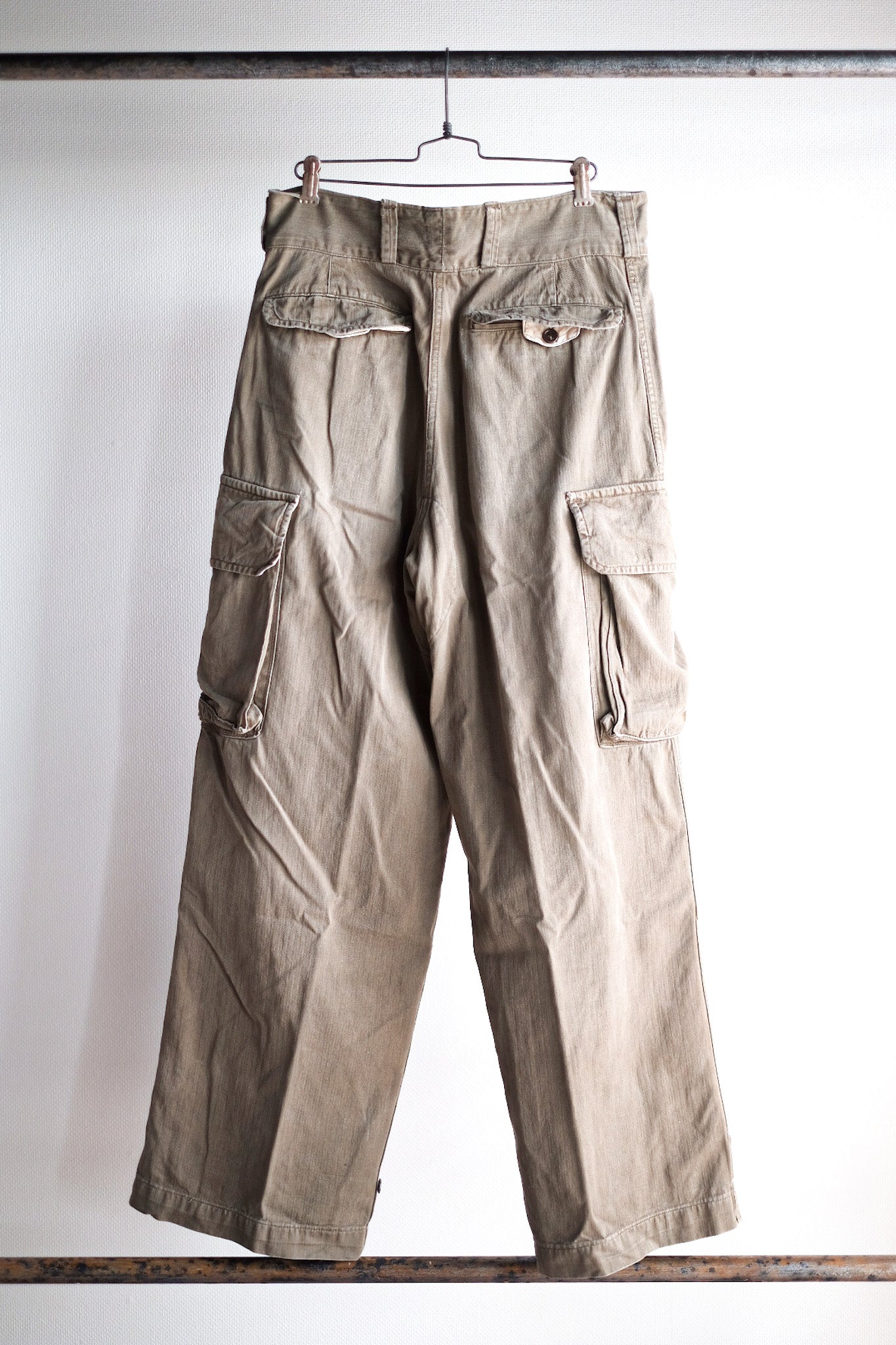 【~50's】French Army M47 Field Trousers Size.31