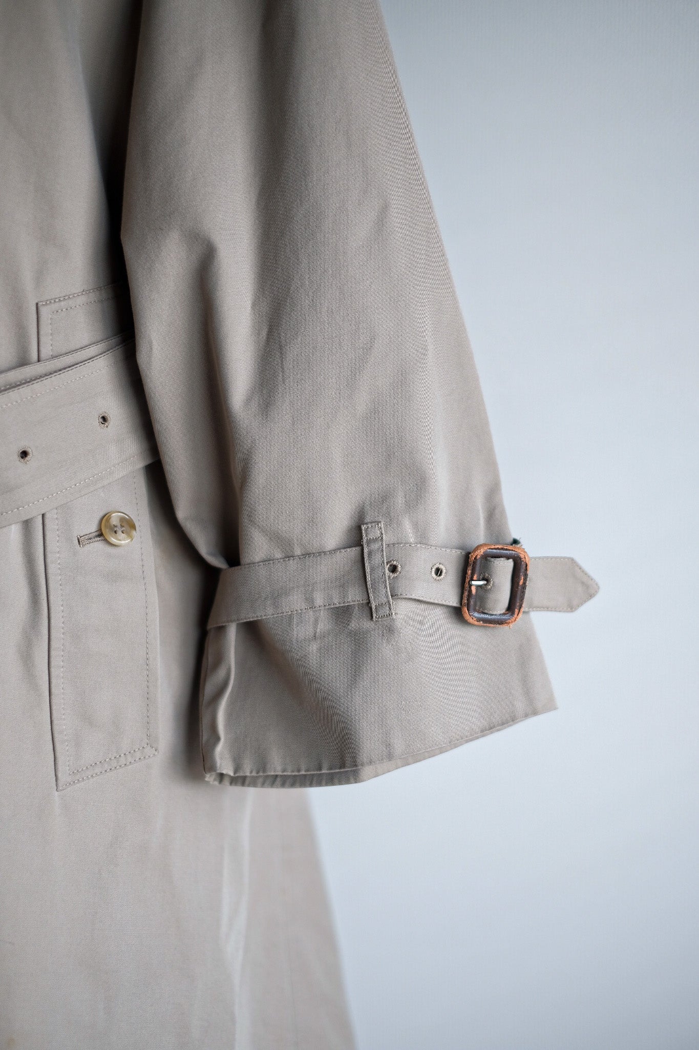 【~80's】Vintage Burberry Single Raglan Rider Coat C100 "HANS ALFRED TERNER 別注"