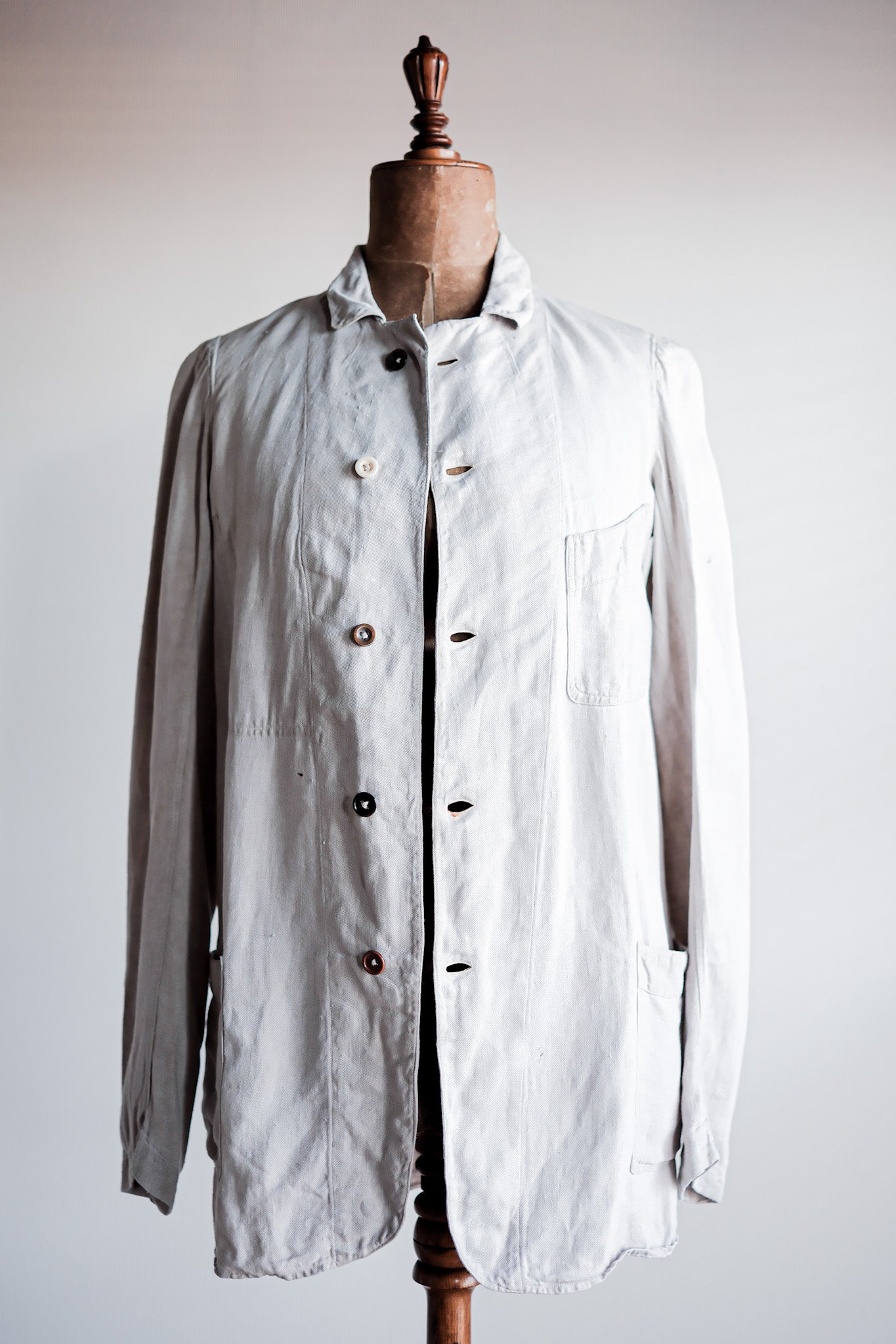 【~20's】French Vintage Linen Jacket "Belle Jardiniere"
