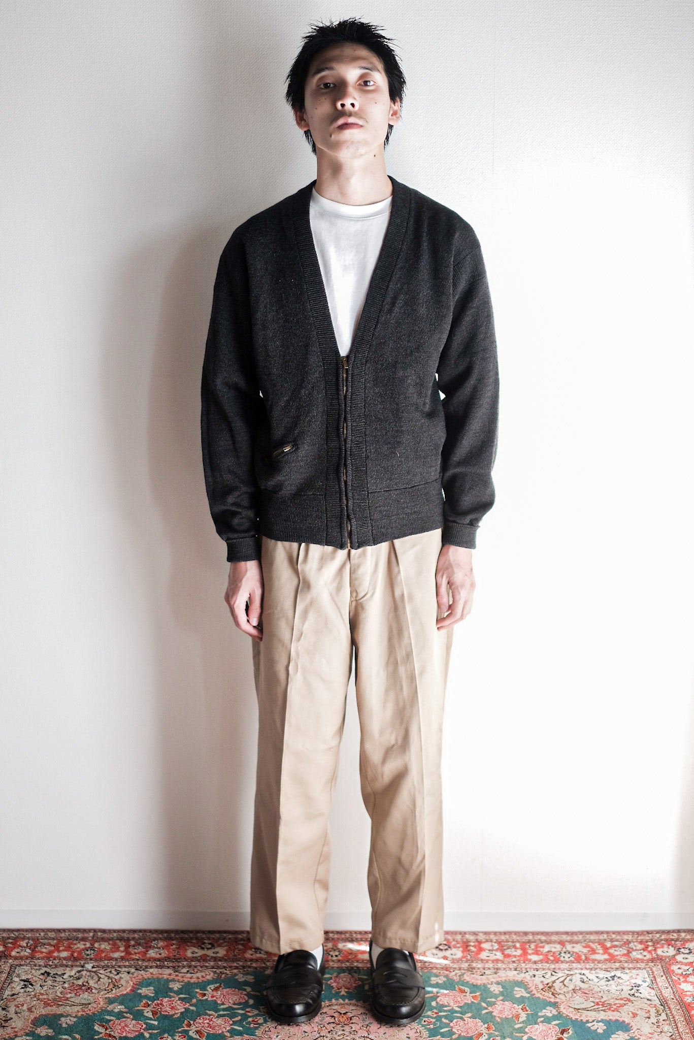 【~40's】French Vintage Wool Cardigan
