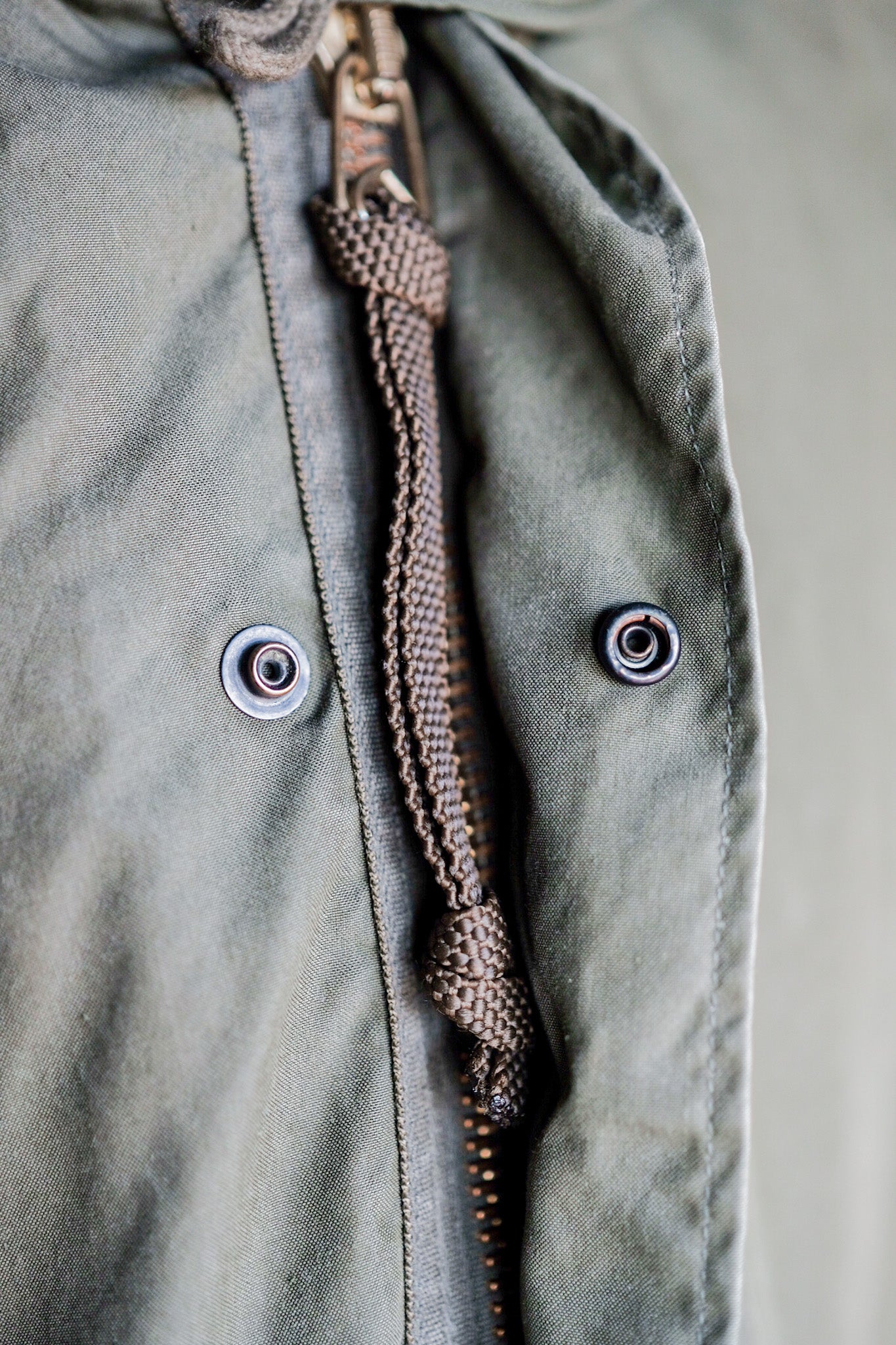 【~80's】U.S.ARMY M-65 Fishtail Parka Size.MEDIUM "Full Set"