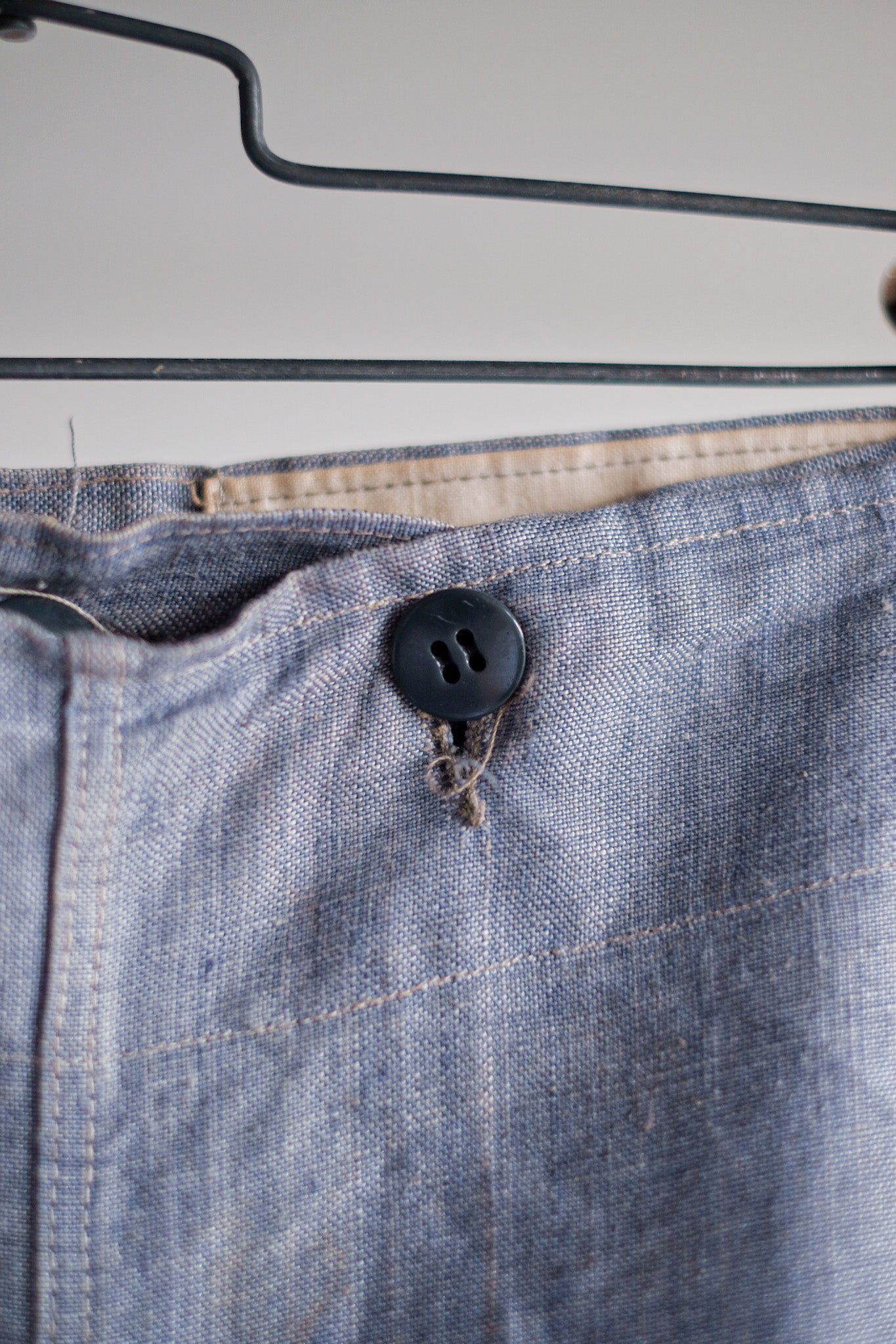 【~50's】French Navy Ramie Linen Sailor Pant