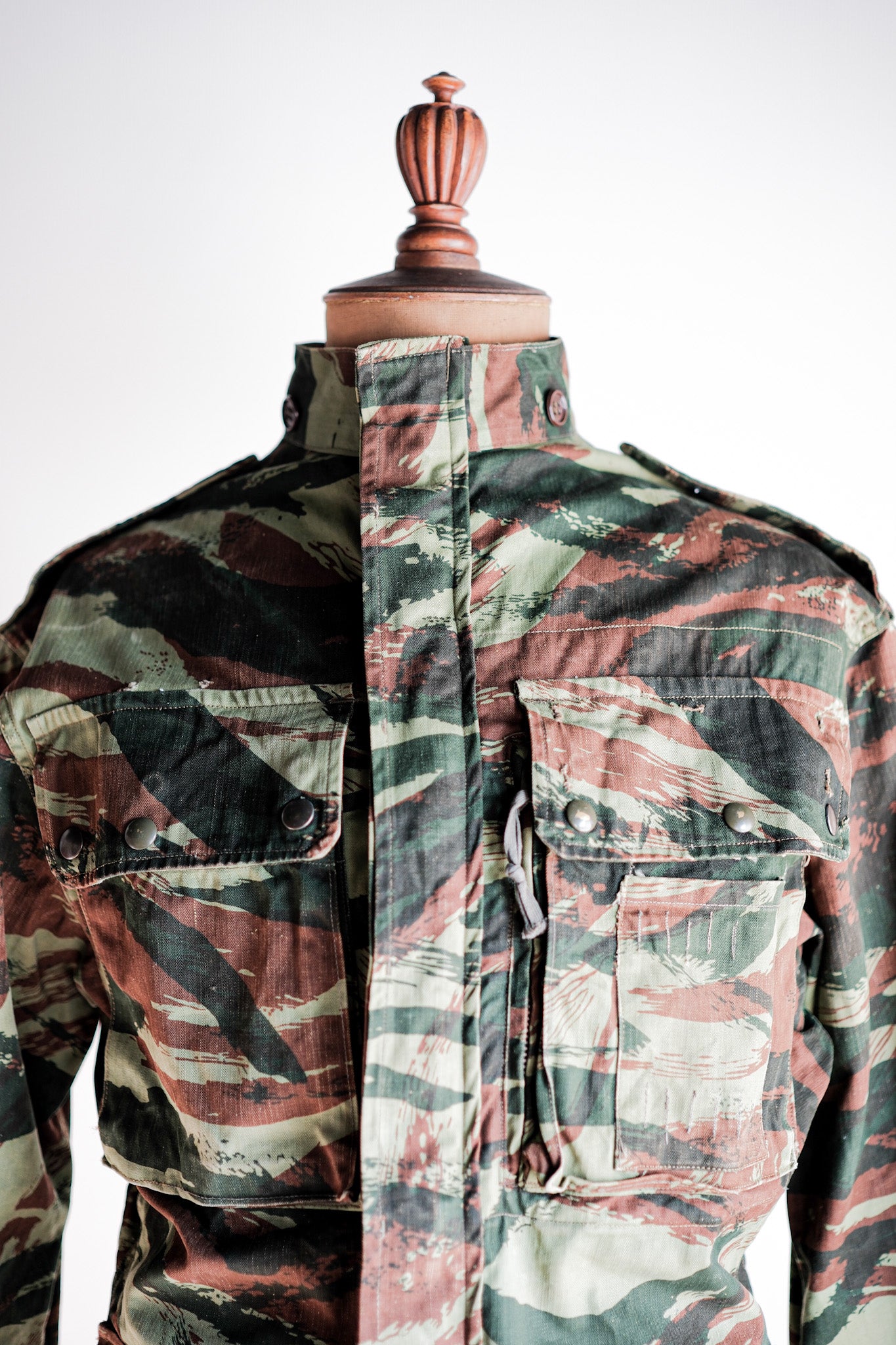【~60's】French Army TAP47/56 Lizard Camo Paratrooper Jacket