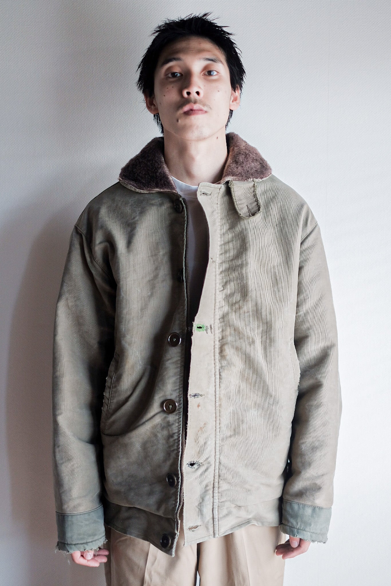【~60's】French Navy Marine Nationale Deck Jacket