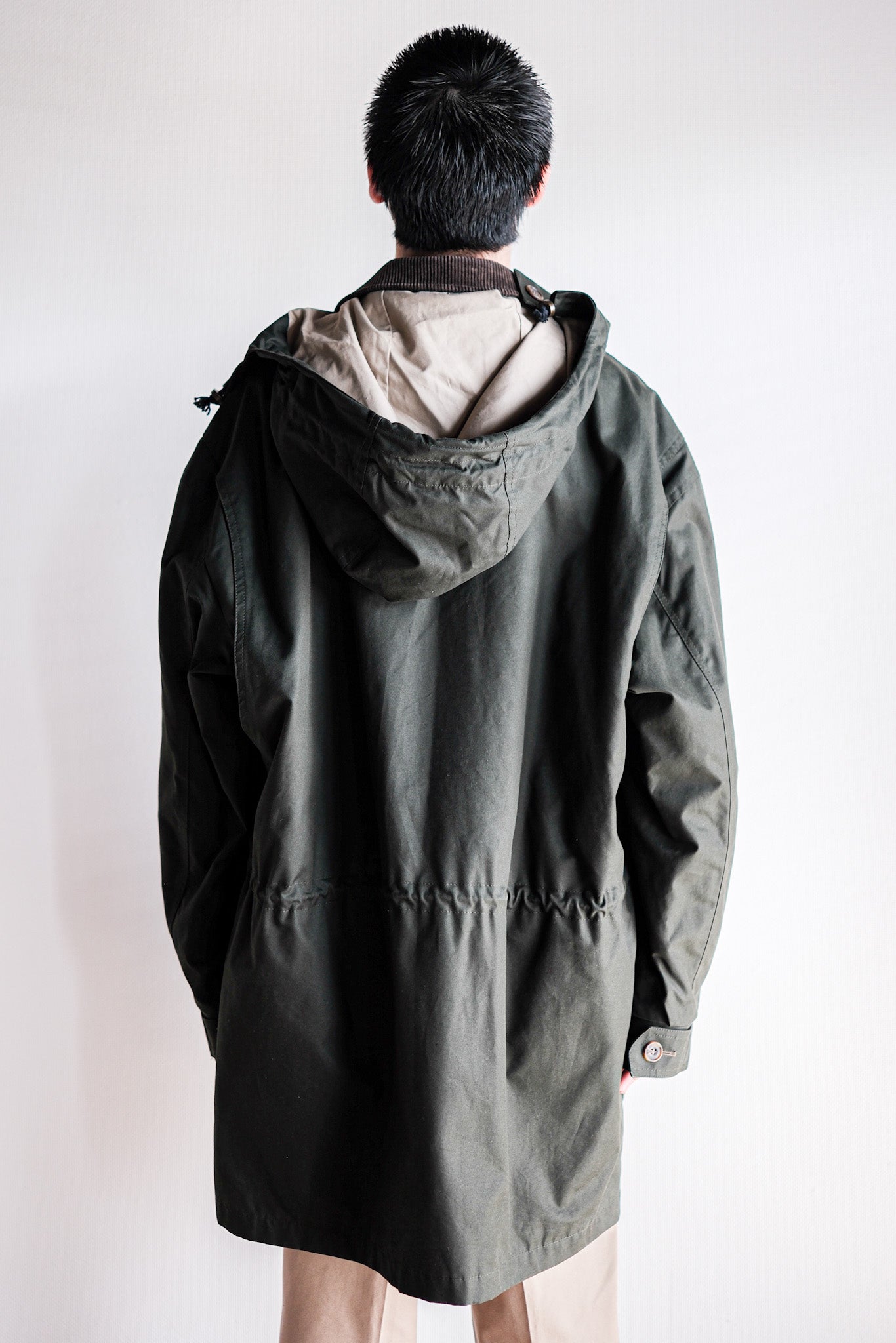 【~90's】Vintage Barbour "ENDURANCE" 3 Crest Size.44 “Dead Stock”