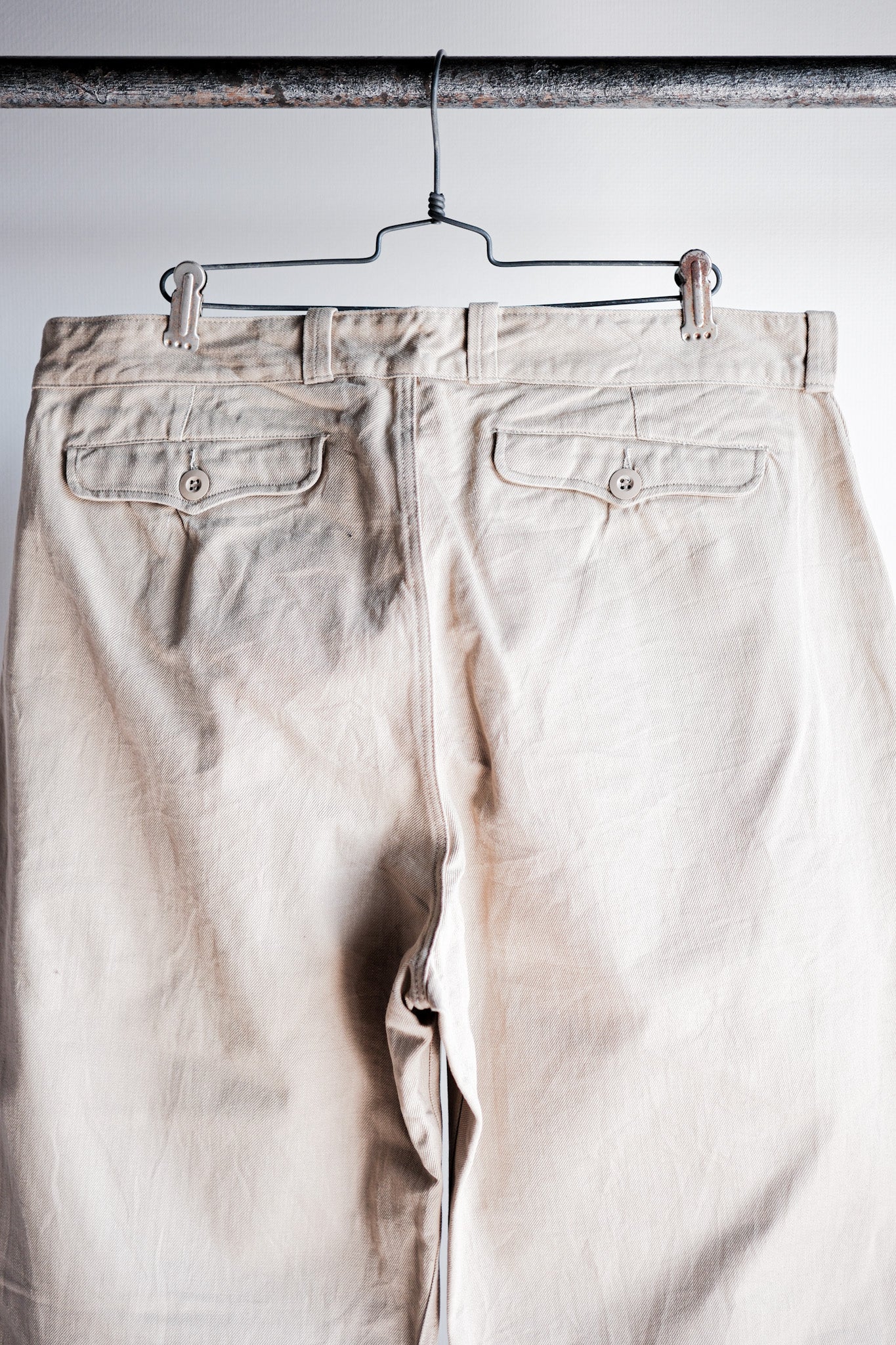 【~60's】French Army M52 Chino Trousers Size.35