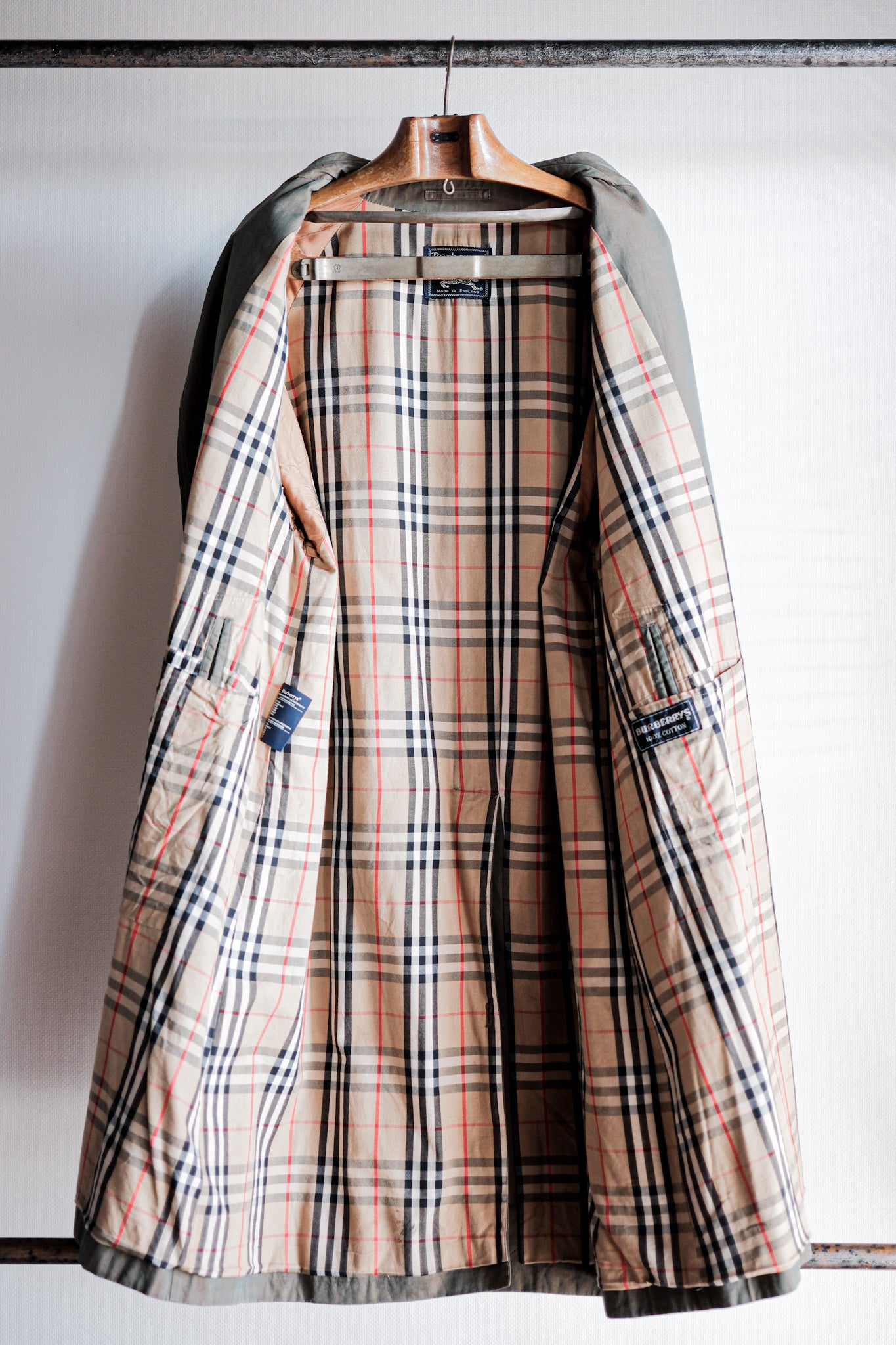 【~80's】Vintage Burberry's Single Raglan Balmacaan Coat C100 Size.54REG "TAMAMUSHI"