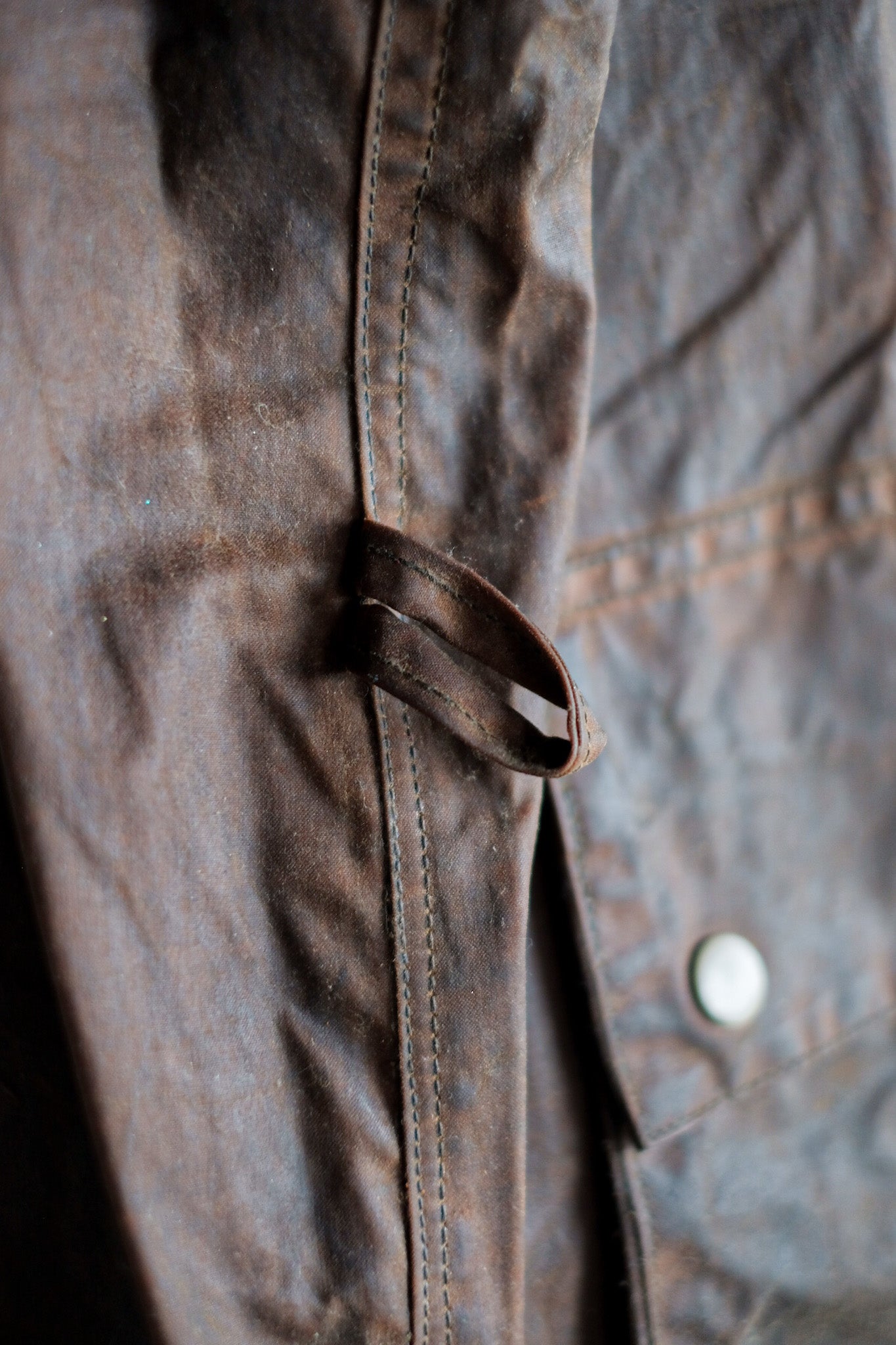 【~60's】Vintage Barbour "Solway Zipper" Yellow Label