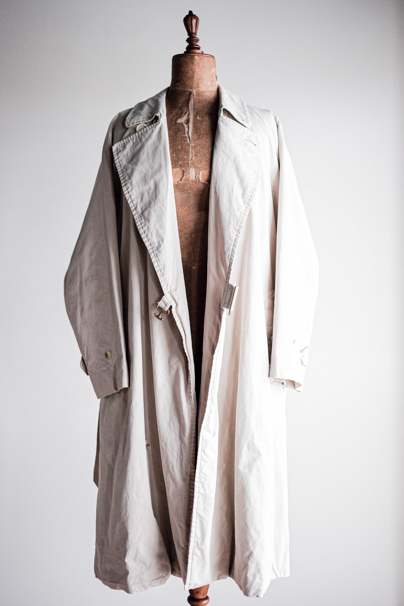 【~80's】Vintage Burberry's Single Raglan Tielocken Coat C100 Size.46REG