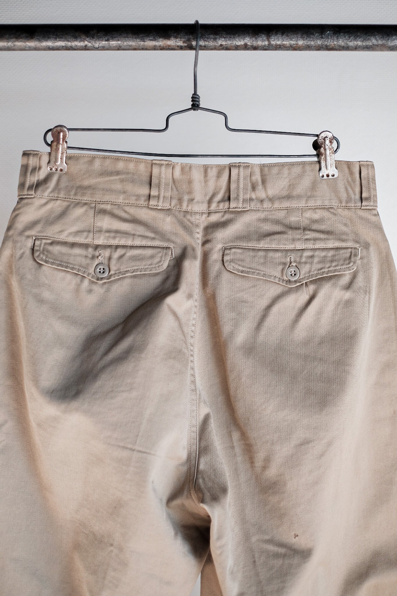 【~60's】French Army M52 Chino Trousers Size.21