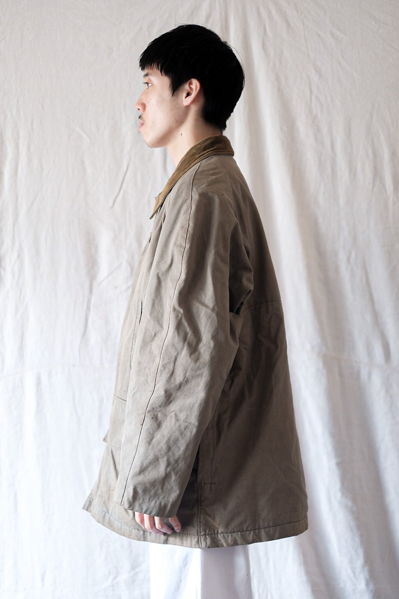【~60's】French Vintage Cotton Hunting Jacket "Belle Jardiniere"