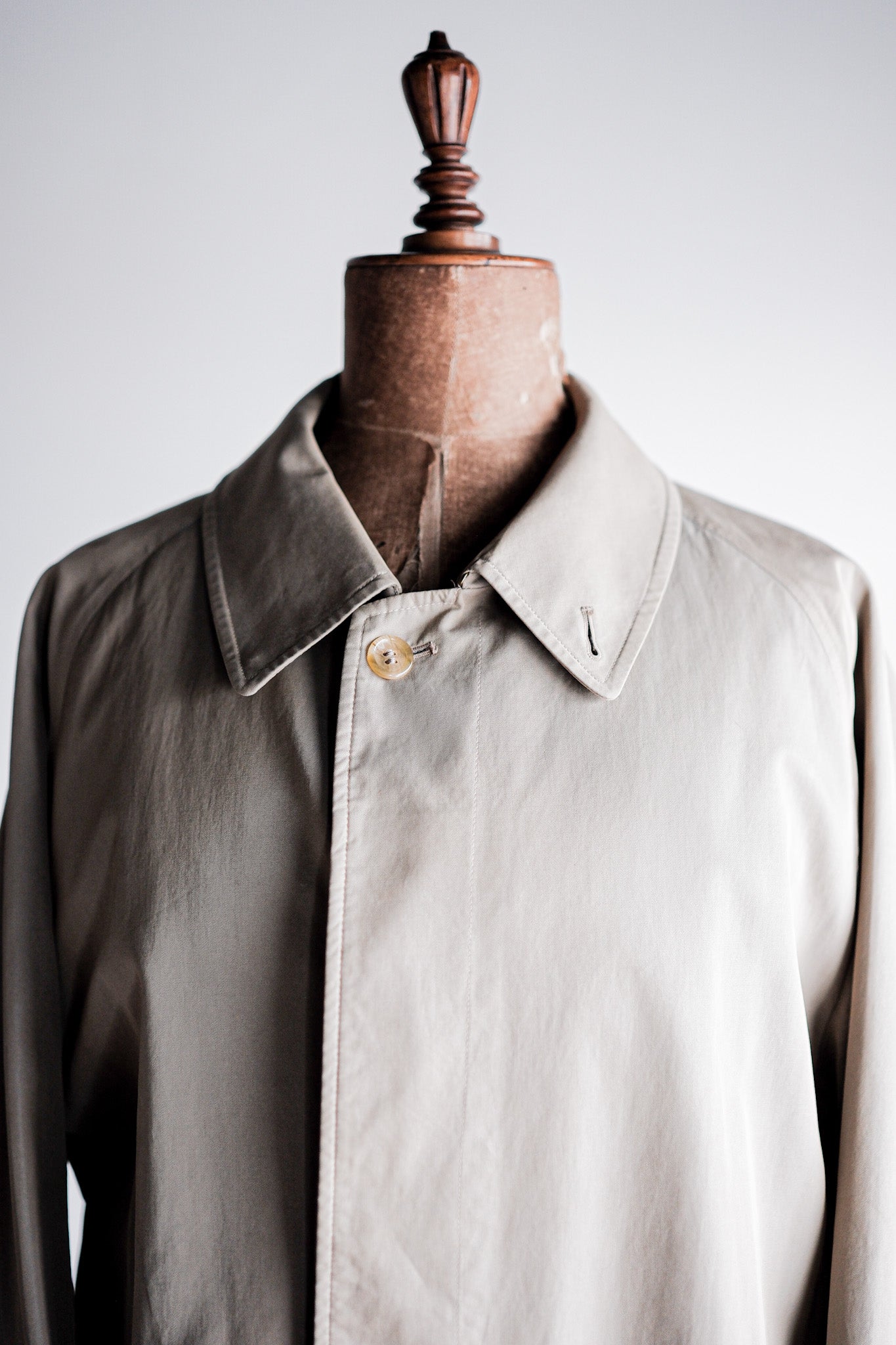 【~80's】Vintage Burberry's Single Raglan Balmacaan Coat C100 Size.48REG