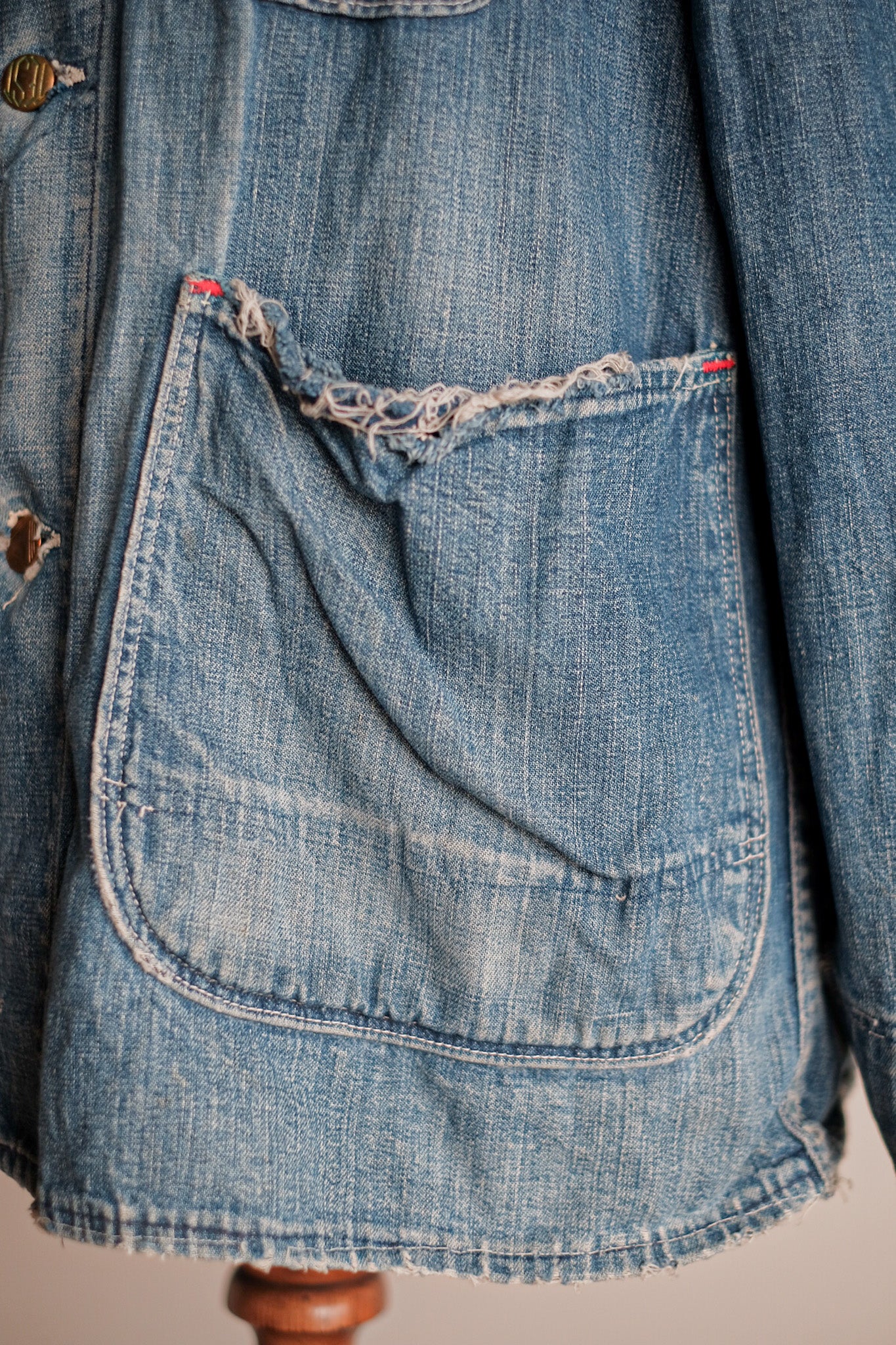 【~40's】American Vintage Denim Coverall "TEST by Rice-Stix"