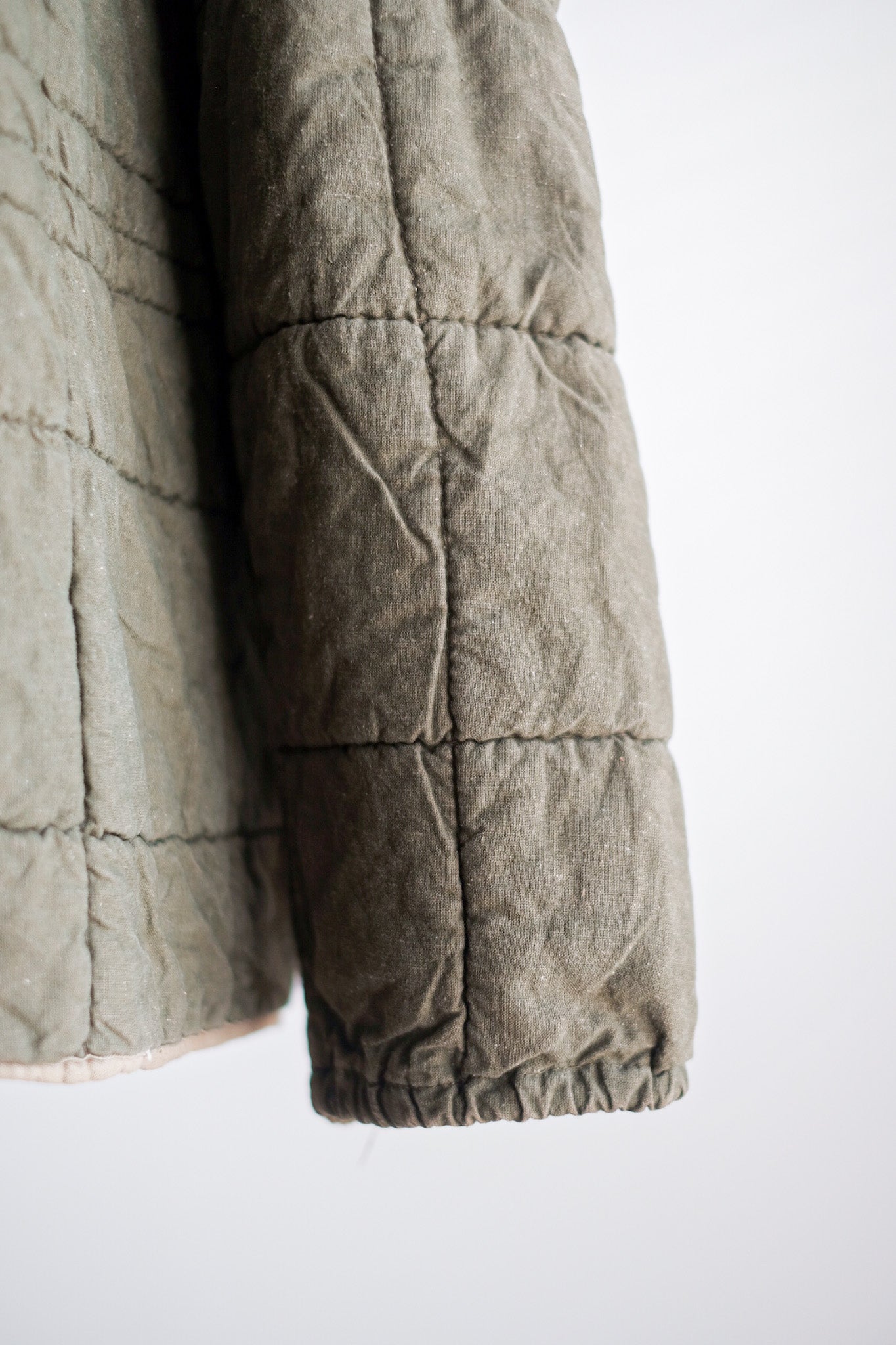 【~50's】French Army Quilted Liner Jacket Size.6